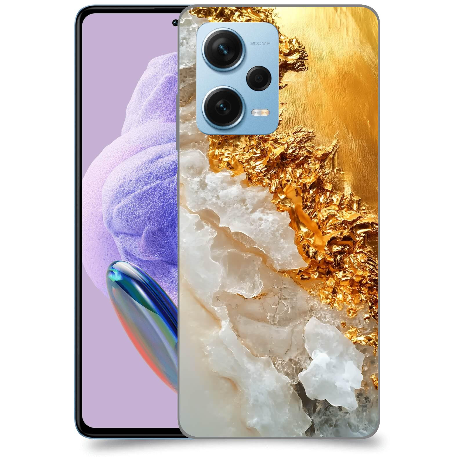 ACOVER Kryt na mobil Xiaomi Redmi Note 12 Pro+ 5G - Liquid Gold III