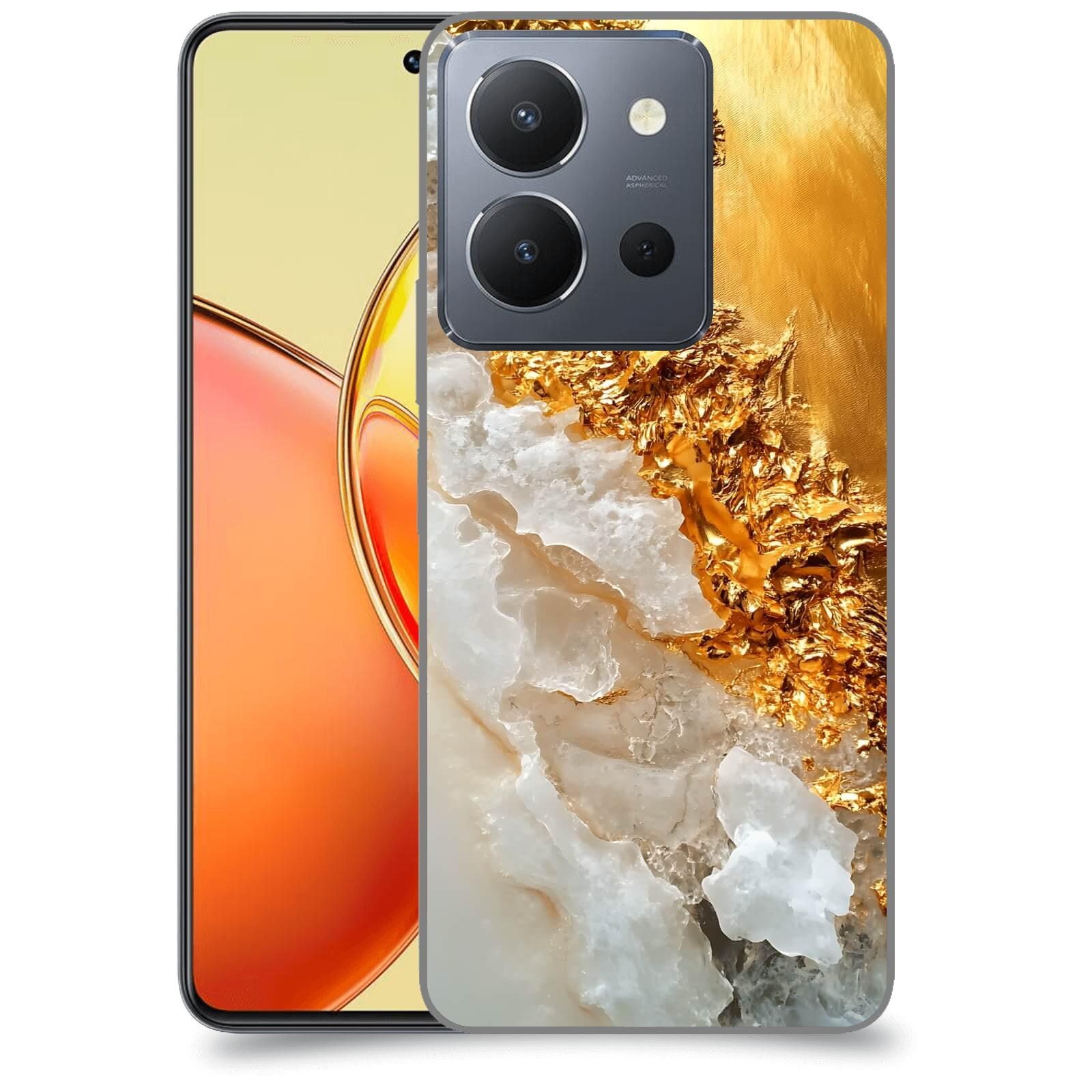 ACOVER Kryt na mobil Vivo Y36 - Liquid Gold III