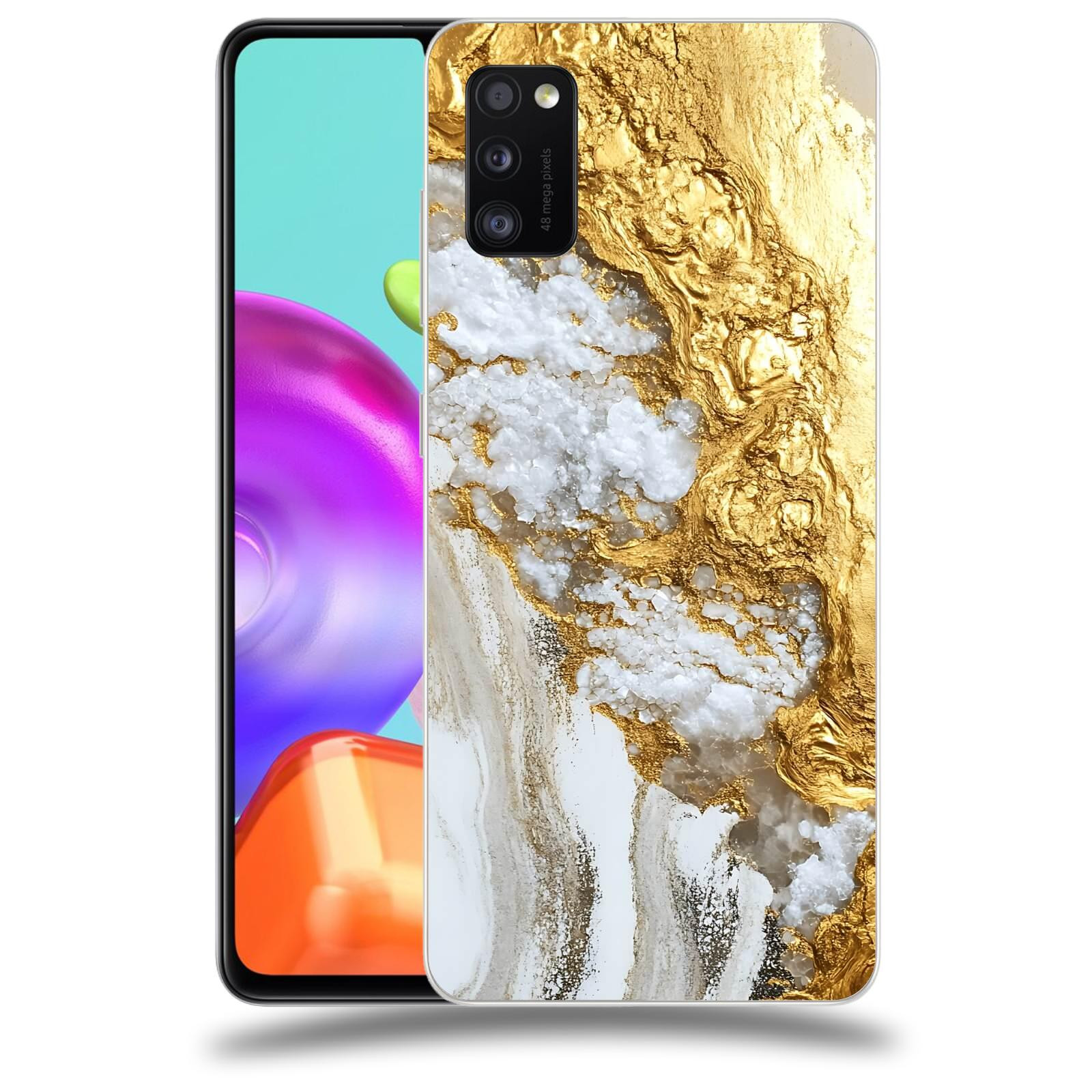 ACOVER Kryt na mobil Samsung Galaxy A41 A415F - Liquid Gold V