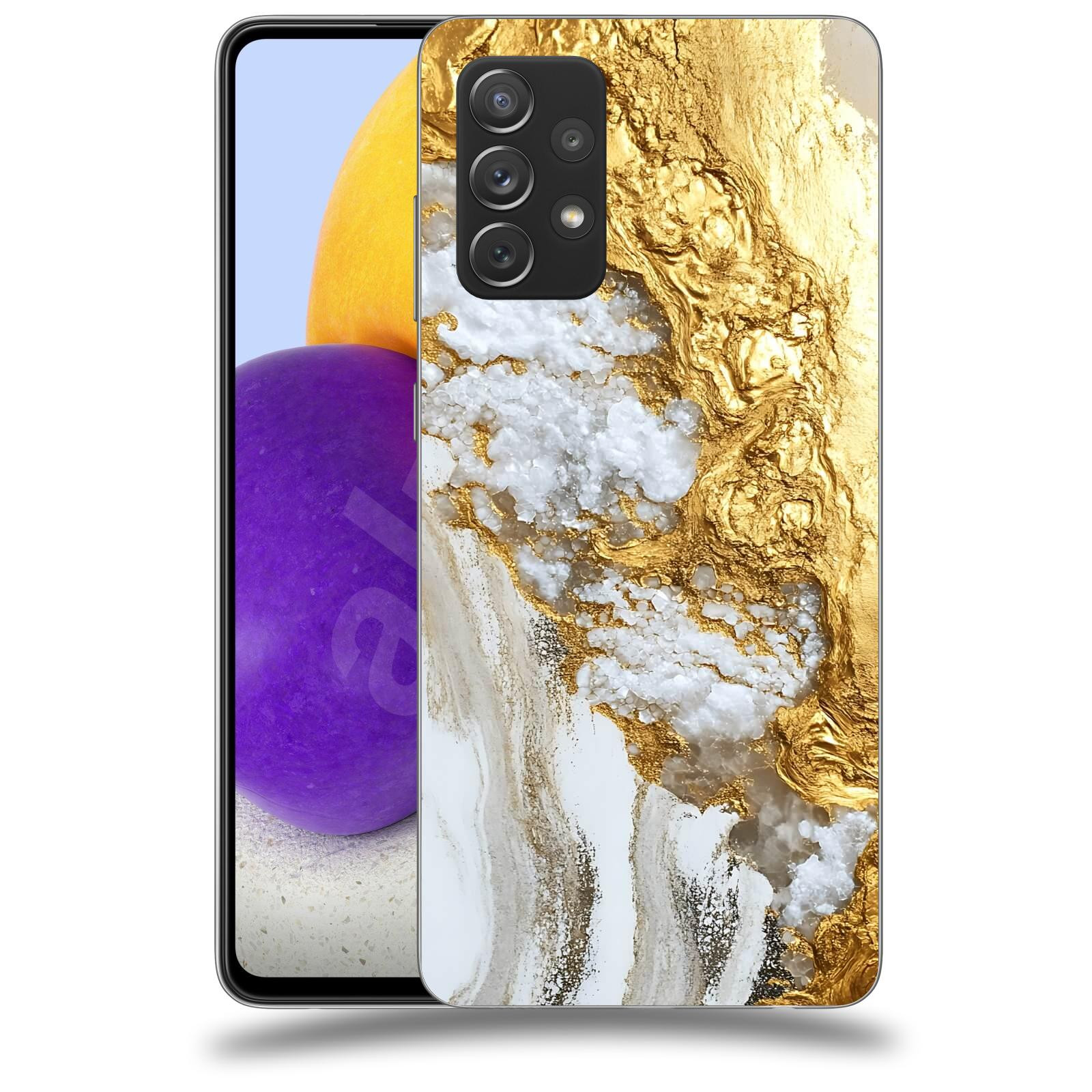 ACOVER Kryt na mobil Samsung Galaxy A73 5G - Liquid Gold V