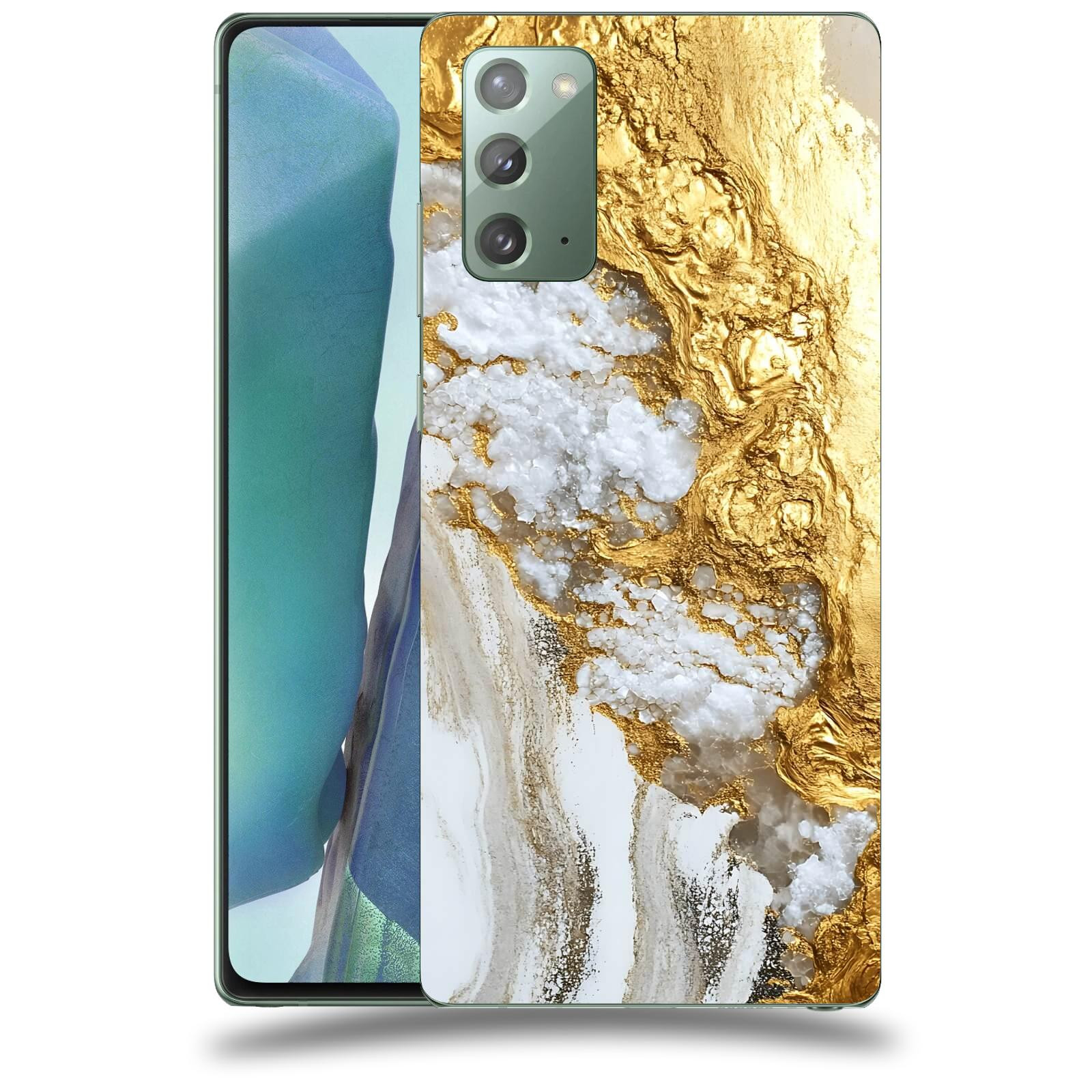 ACOVER Kryt na mobil Samsung Galaxy Note 20 - Liquid Gold V