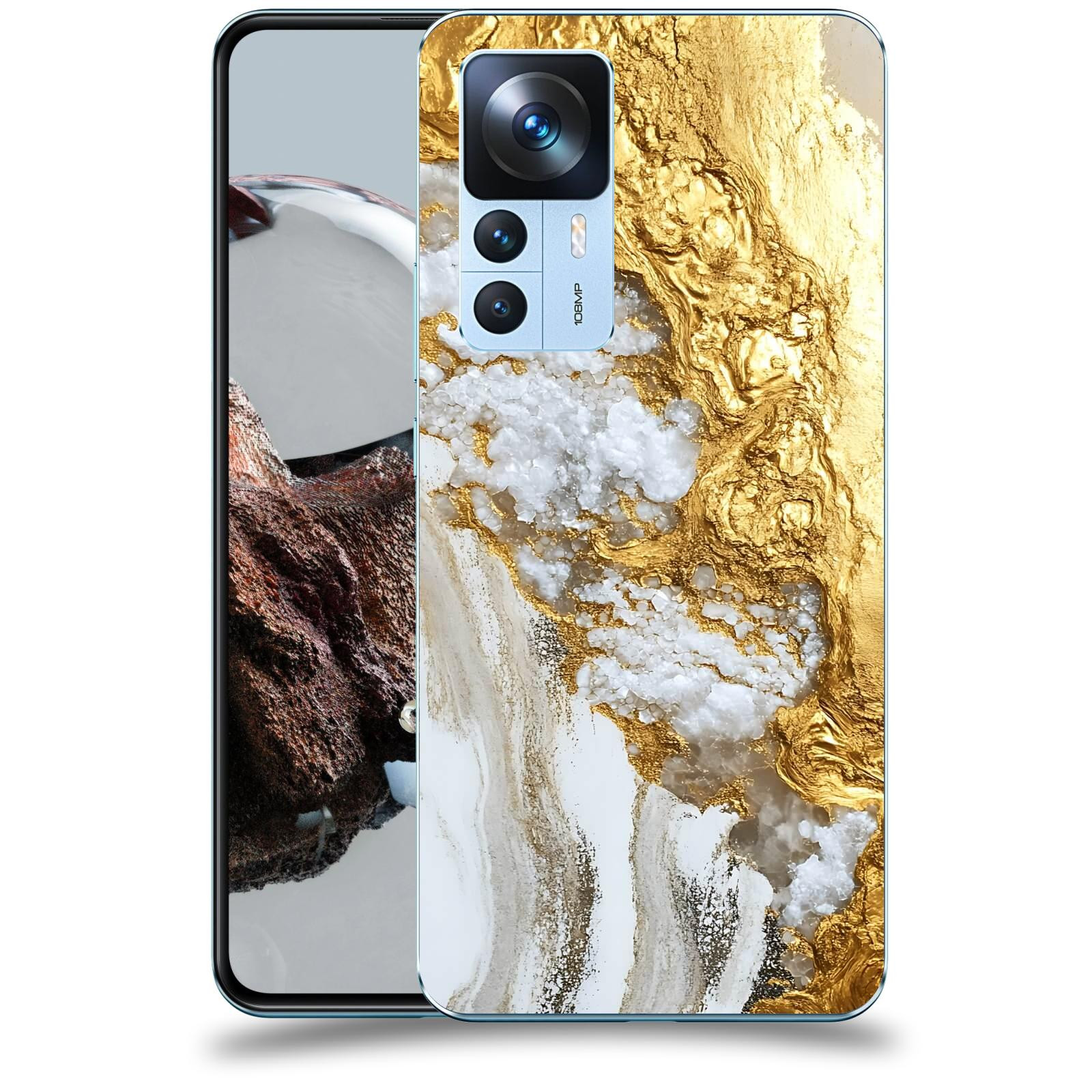 ACOVER Kryt na mobil Xiaomi 12T - Liquid Gold V