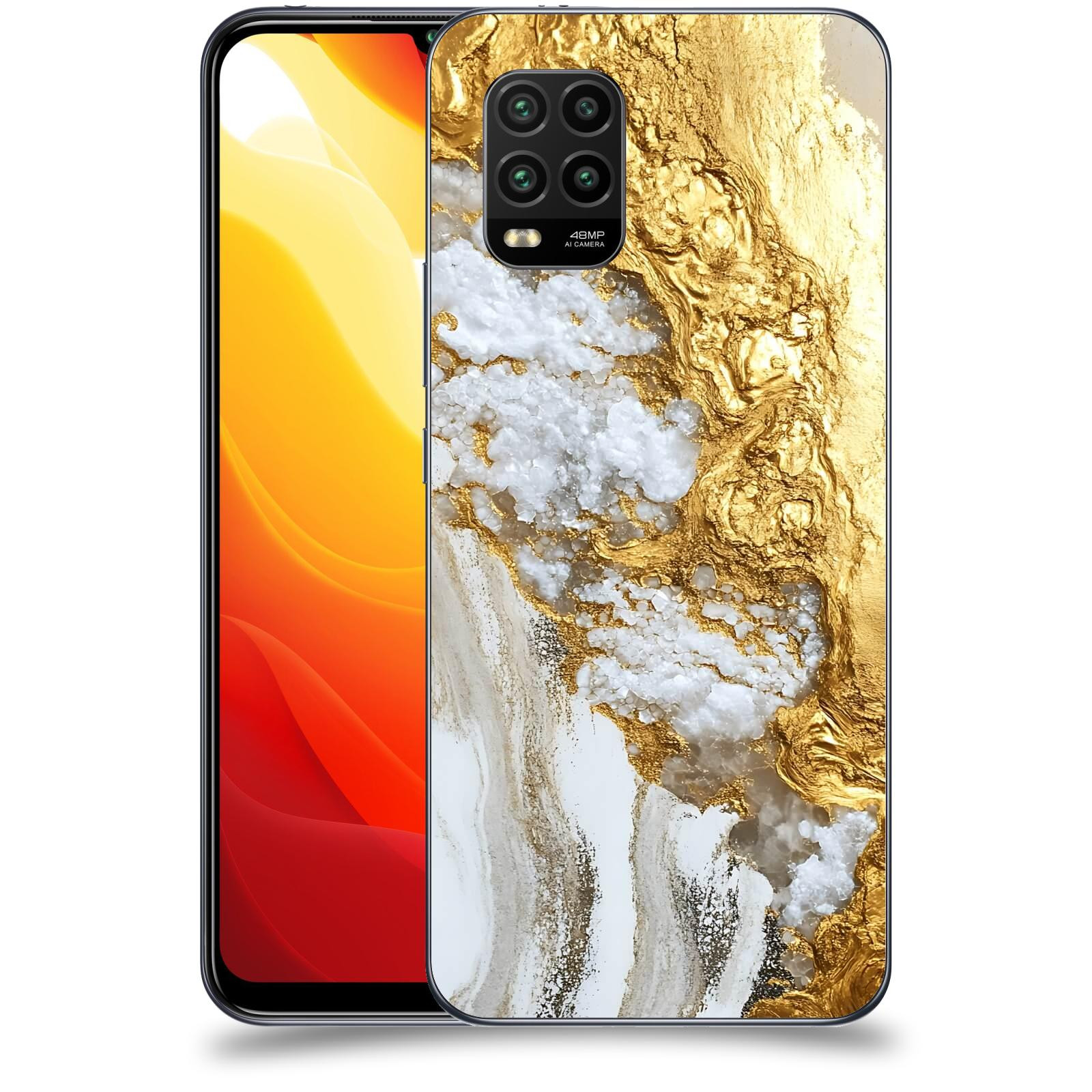 ACOVER Kryt na mobil Xiaomi Mi 10 Lite - Liquid Gold V