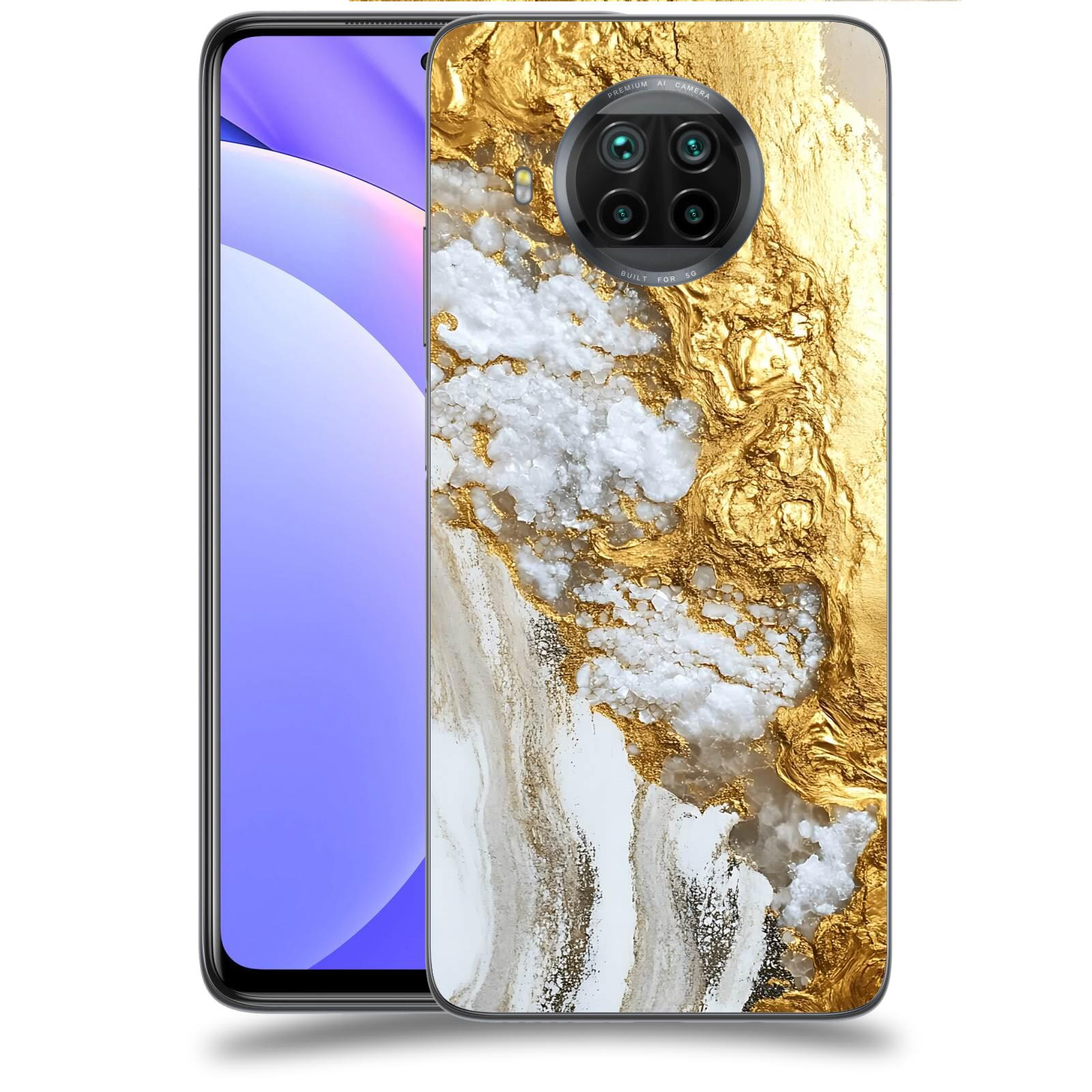 ACOVER Kryt na mobil Xiaomi Mi 10T Lite - Liquid Gold V
