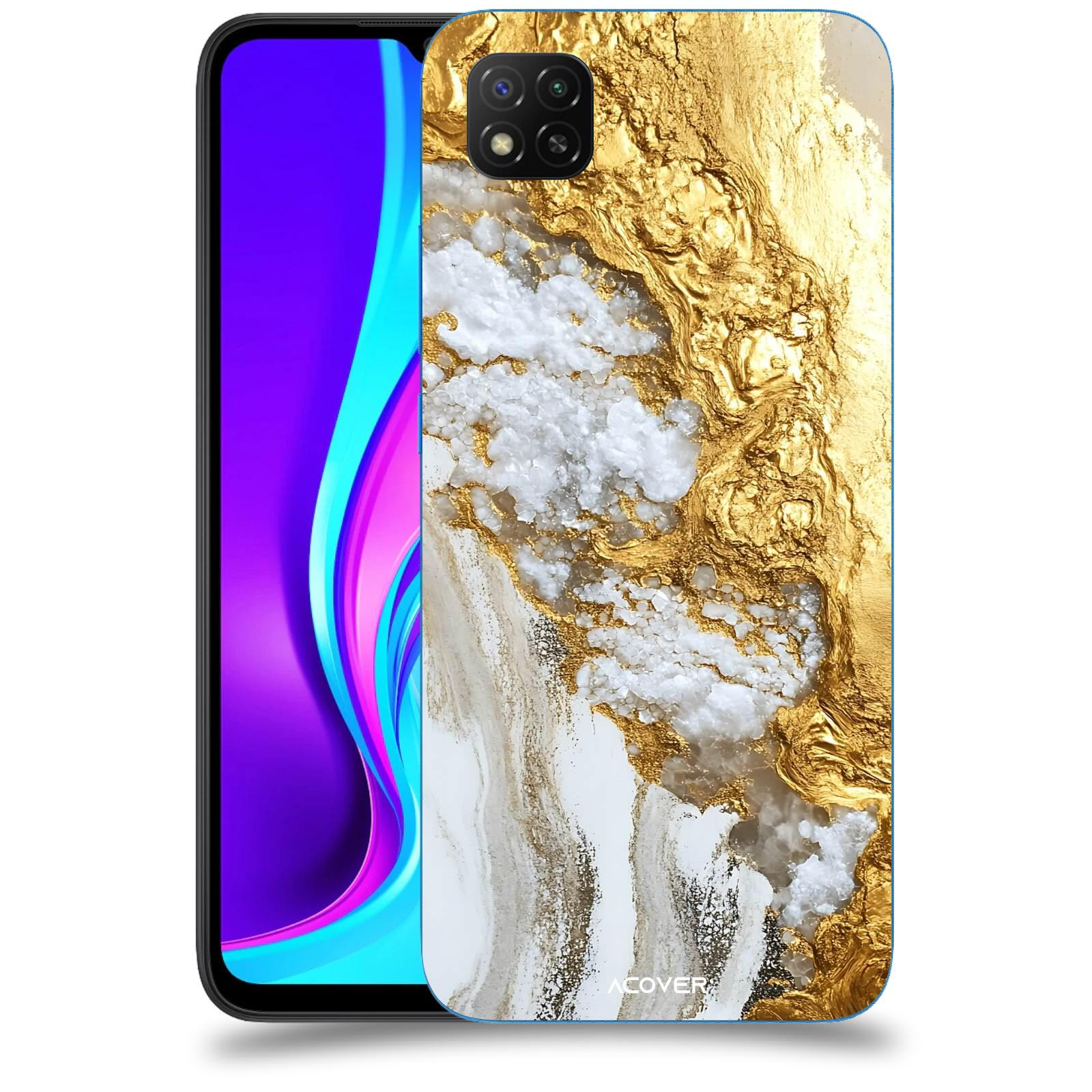 ACOVER Kryt na mobil Xiaomi Redmi 9C - Liquid Gold V