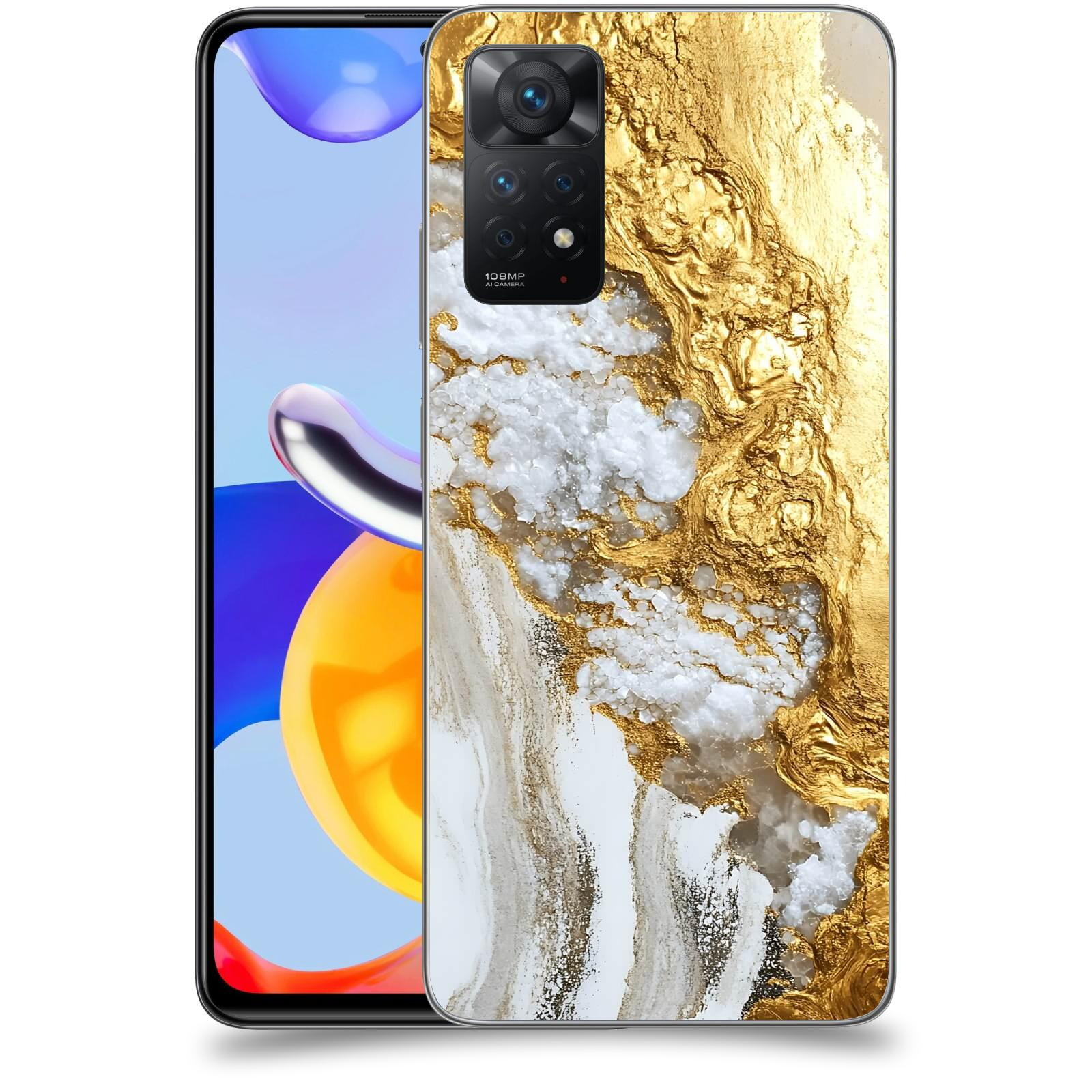 ACOVER Kryt na mobil Xiaomi Redmi Note 11 Pro - Liquid Gold V