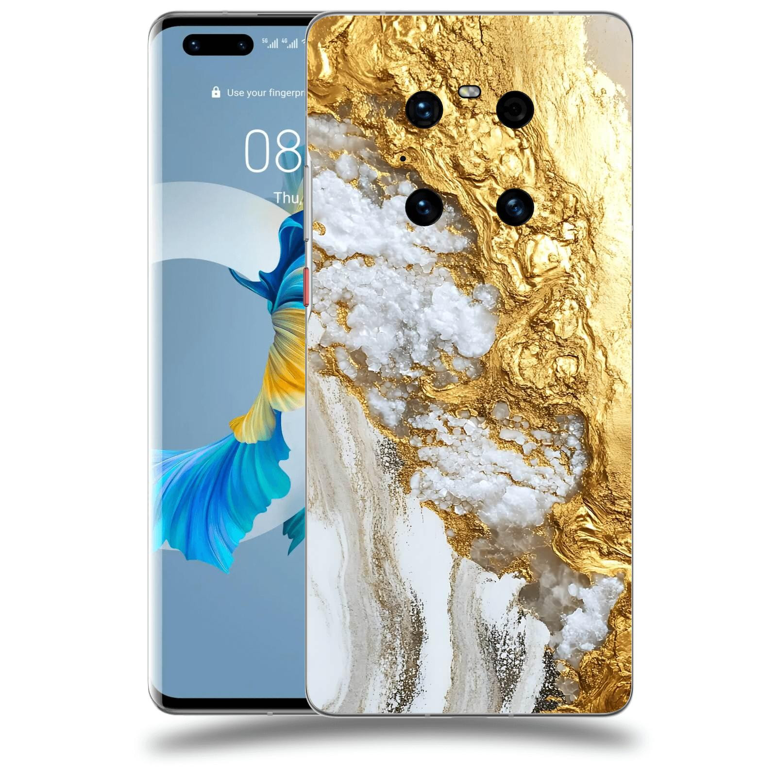 ACOVER Kryt na mobil Huawei Mate 40 Pro - Liquid Gold V