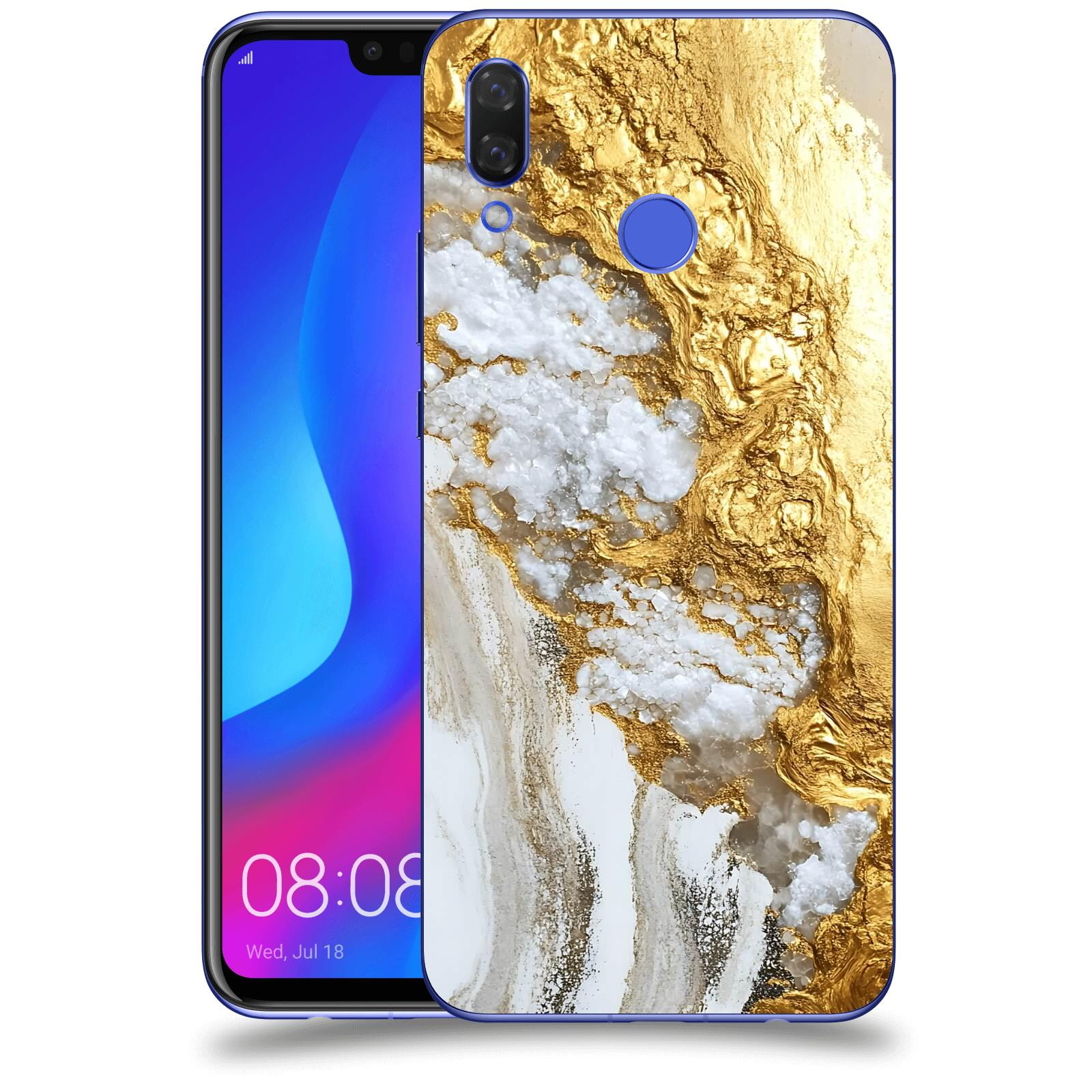 ACOVER Kryt na mobil Huawei Nova 3i - Liquid Gold V