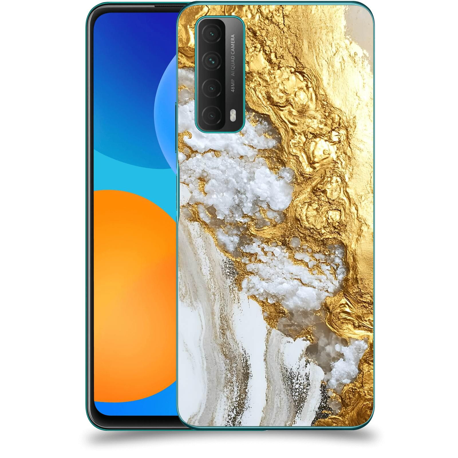 ACOVER Kryt na mobil Huawei P Smart 2021 - Liquid Gold V