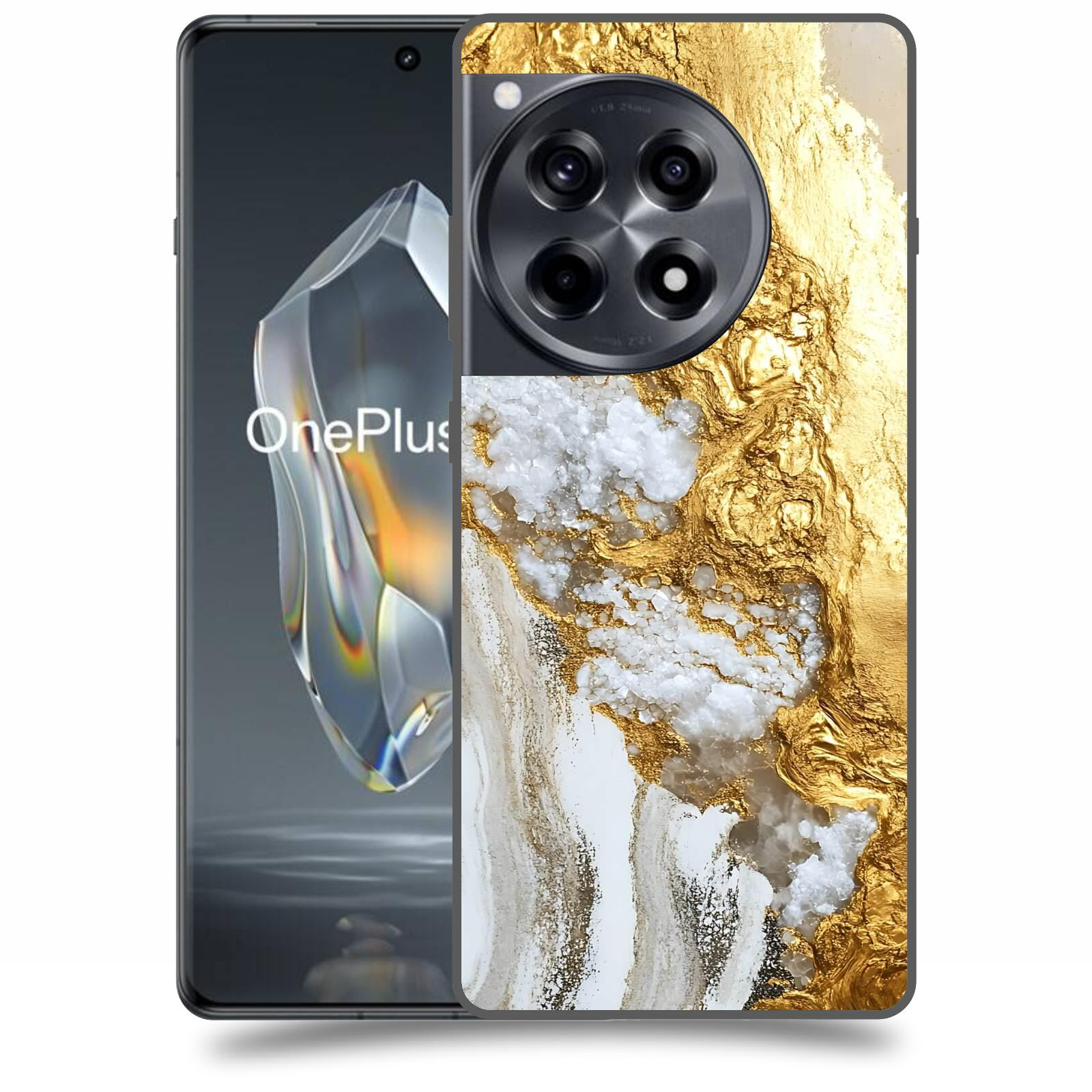 ACOVER Kryt na mobil OnePlus 12 - Liquid Gold V