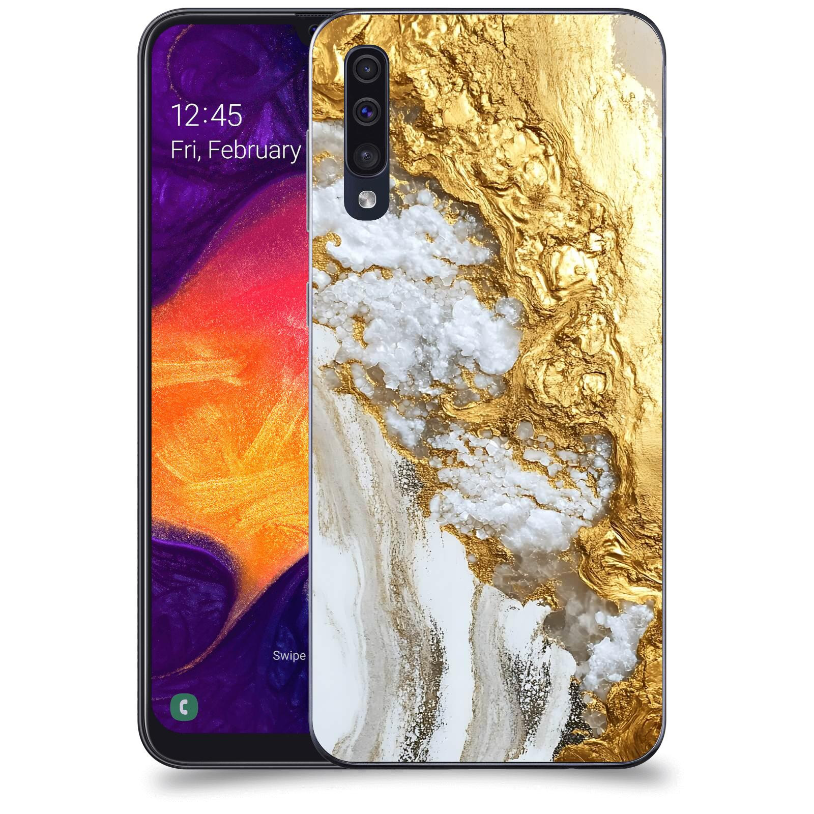 ACOVER Kryt na mobil Samsung Galaxy A50 A505F - Liquid Gold V