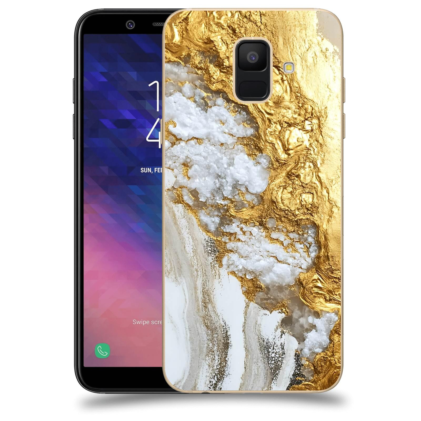 ACOVER Kryt na mobil Samsung Galaxy A6 A600F - Liquid Gold V