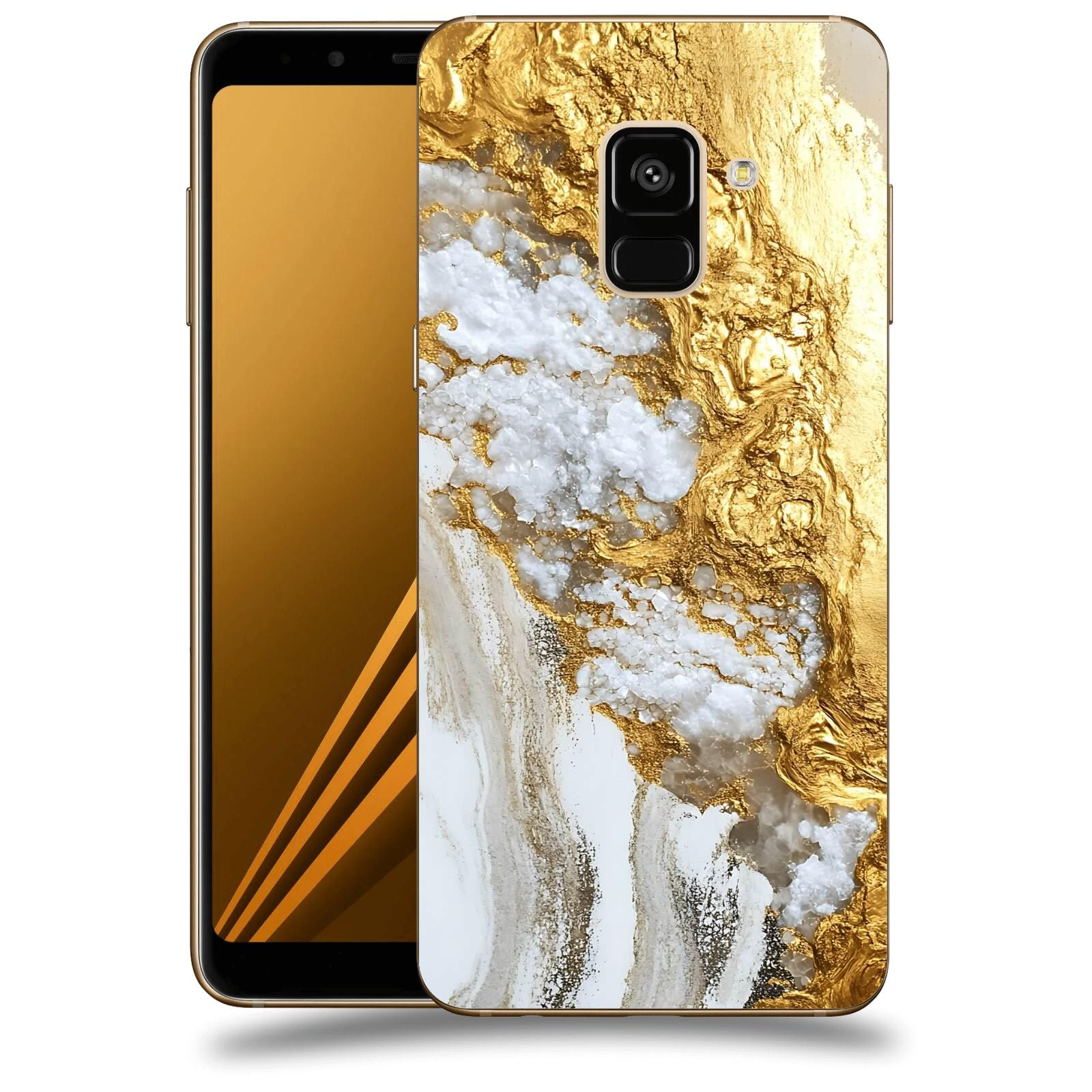 ACOVER Kryt na mobil Samsung Galaxy A8 2018 A530F - Liquid Gold V