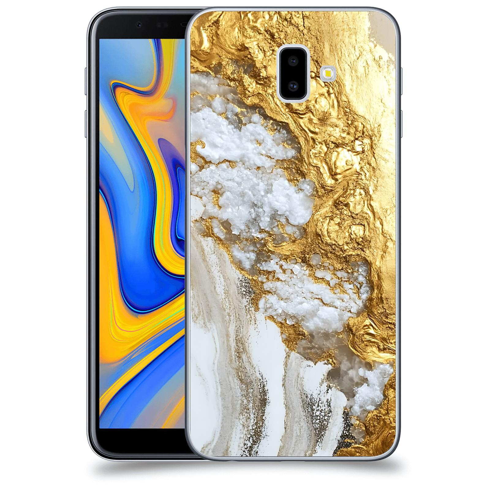 ACOVER Kryt na mobil Samsung Galaxy J6+ J610F - Liquid Gold V