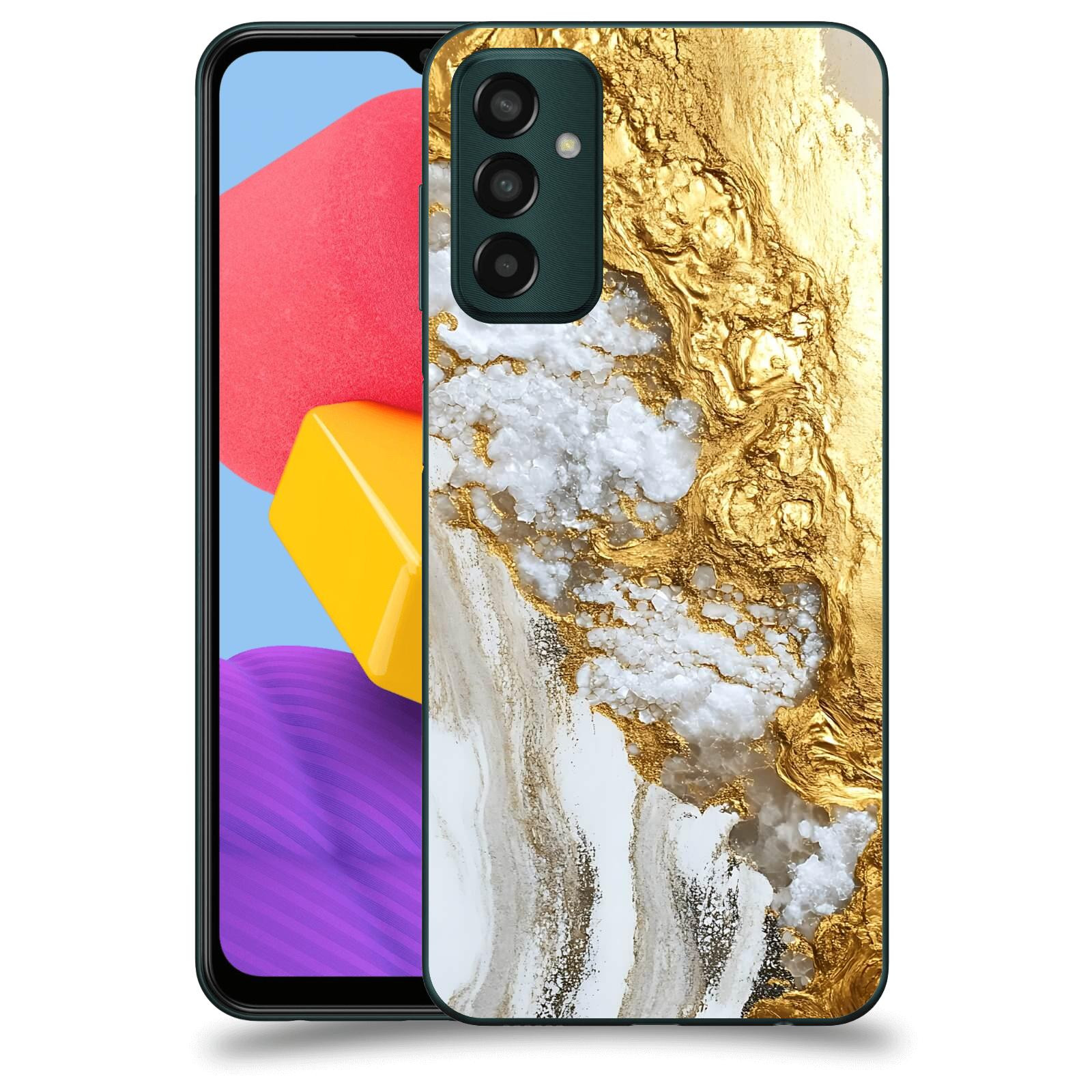 ACOVER Kryt na mobil Samsung Galaxy M13 M135F - Liquid Gold V