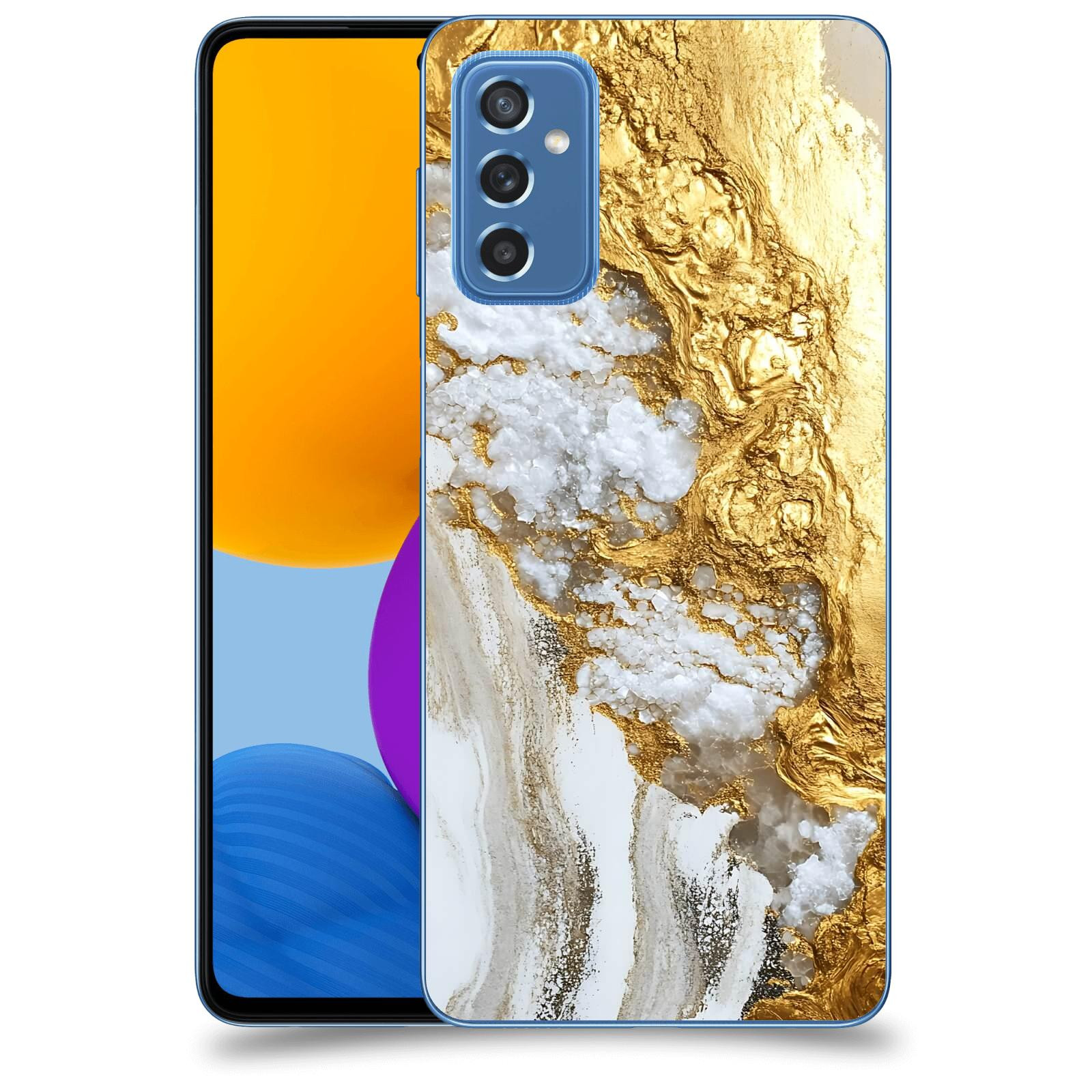 ACOVER Kryt na mobil Samsung Galaxy M52 5G - Liquid Gold V