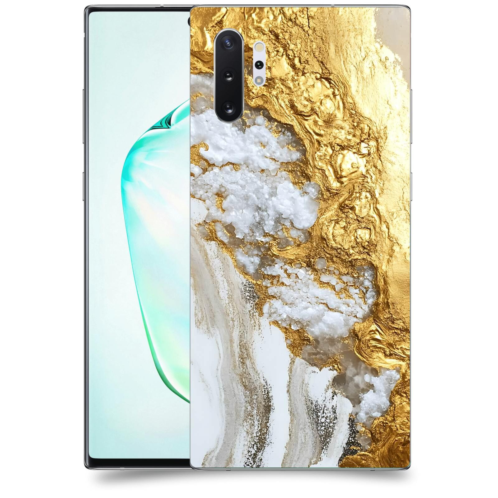 ACOVER Kryt na mobil Samsung Galaxy Note 10+ N975F - Liquid Gold V