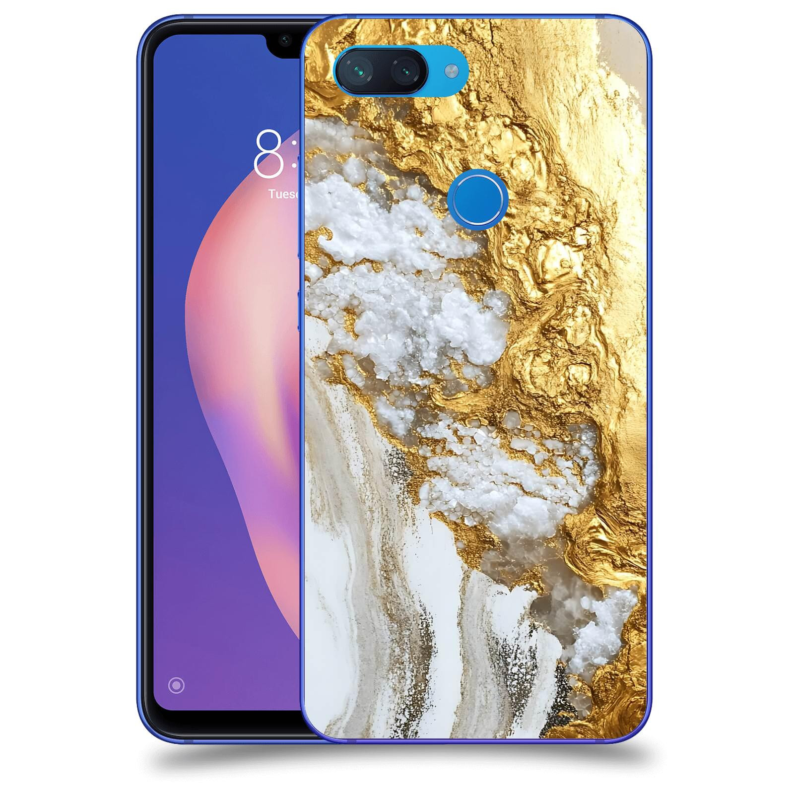 ACOVER Kryt na mobil Xiaomi Mi 8 Lite - Liquid Gold V