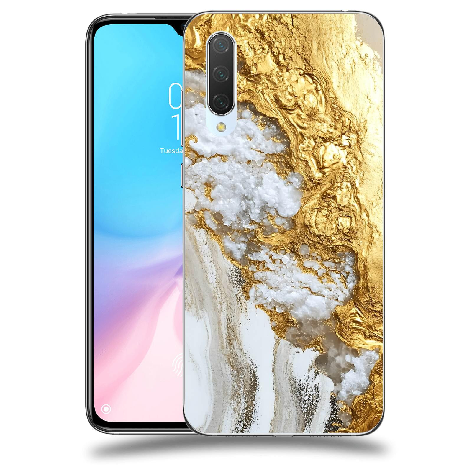 ACOVER Kryt na mobil Xiaomi Mi 9 Lite - Liquid Gold V