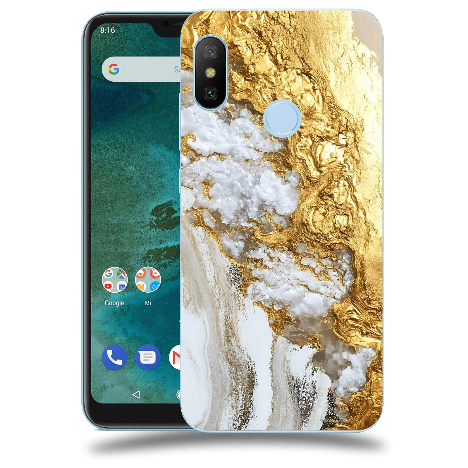 ACOVER Kryt na mobil Xiaomi Mi A2 Lite - Liquid Gold V