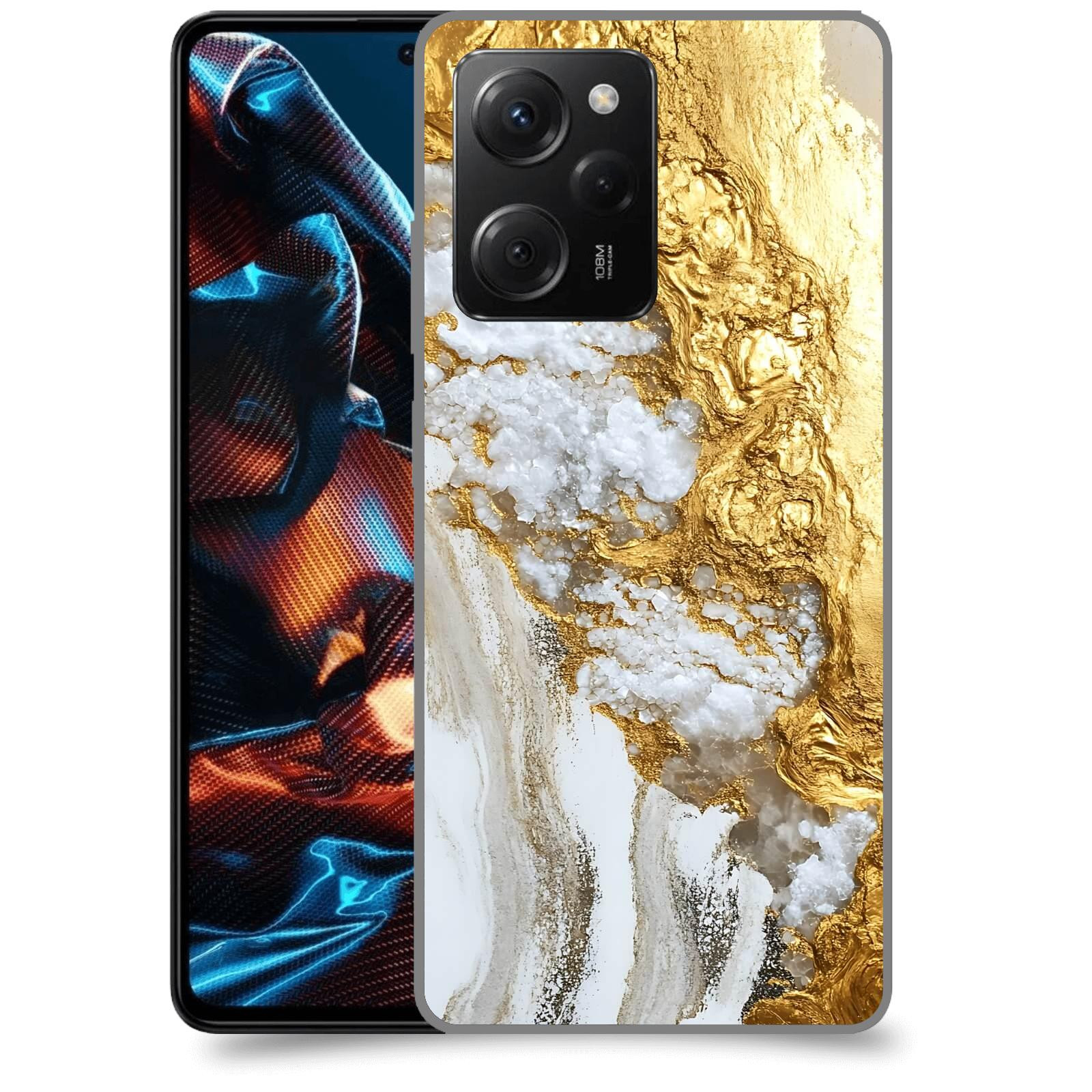ACOVER Kryt na mobil Xiaomi Poco X5 Pro - Liquid Gold V