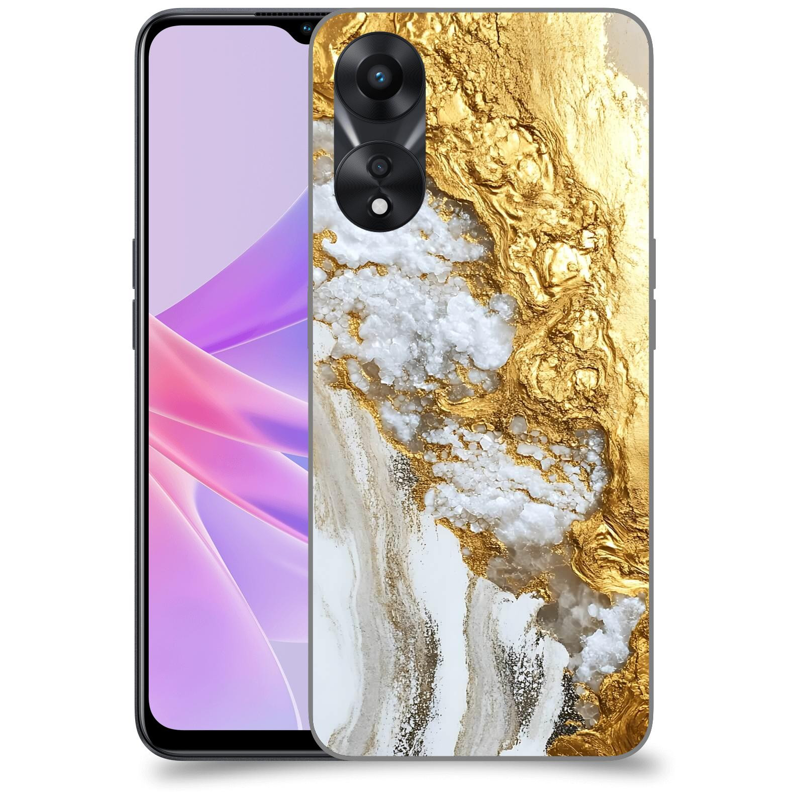 ACOVER Kryt na mobil OPPO A78 5G - Liquid Gold V
