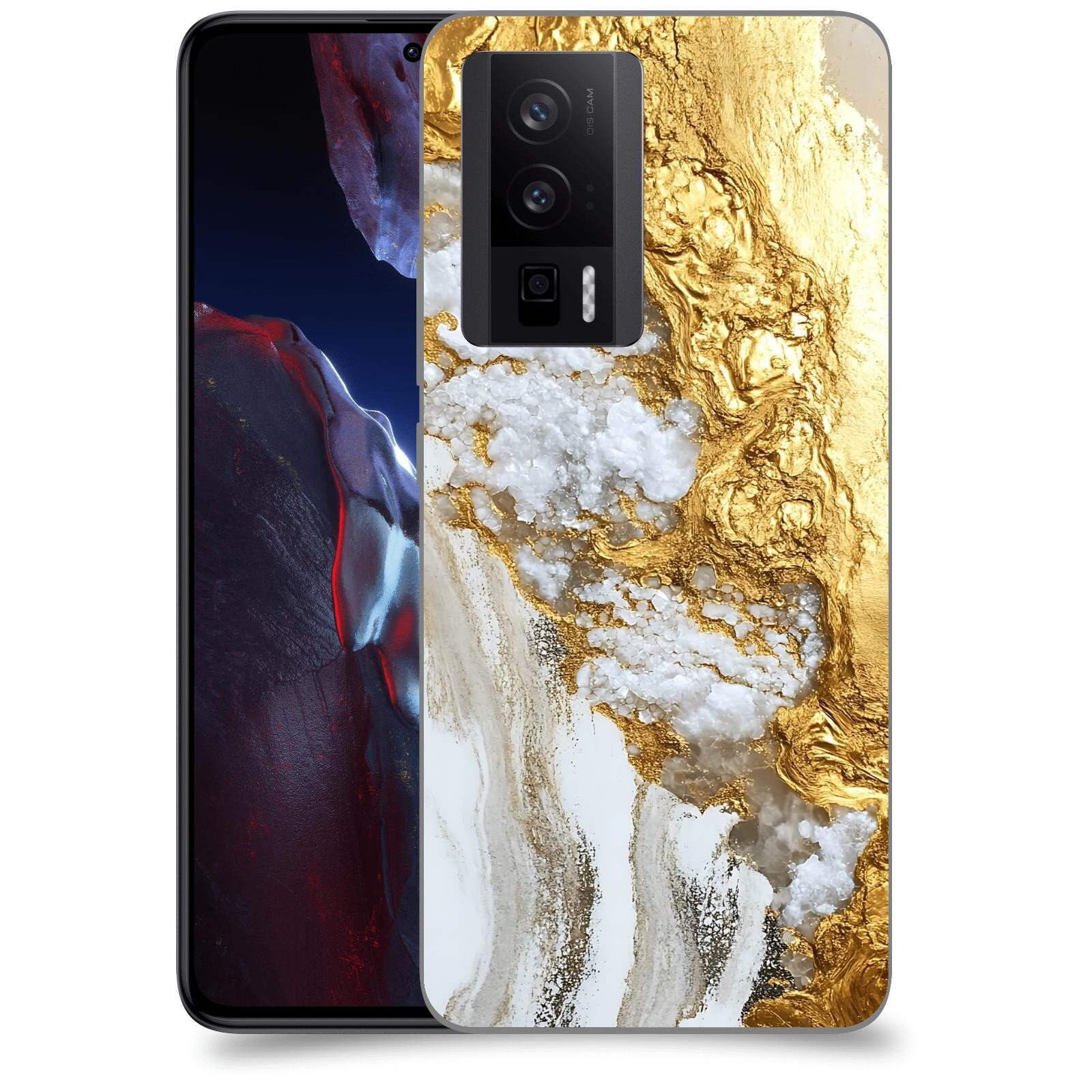ACOVER Kryt na mobil Xiaomi Poco F5 Pro 5G - Liquid Gold V