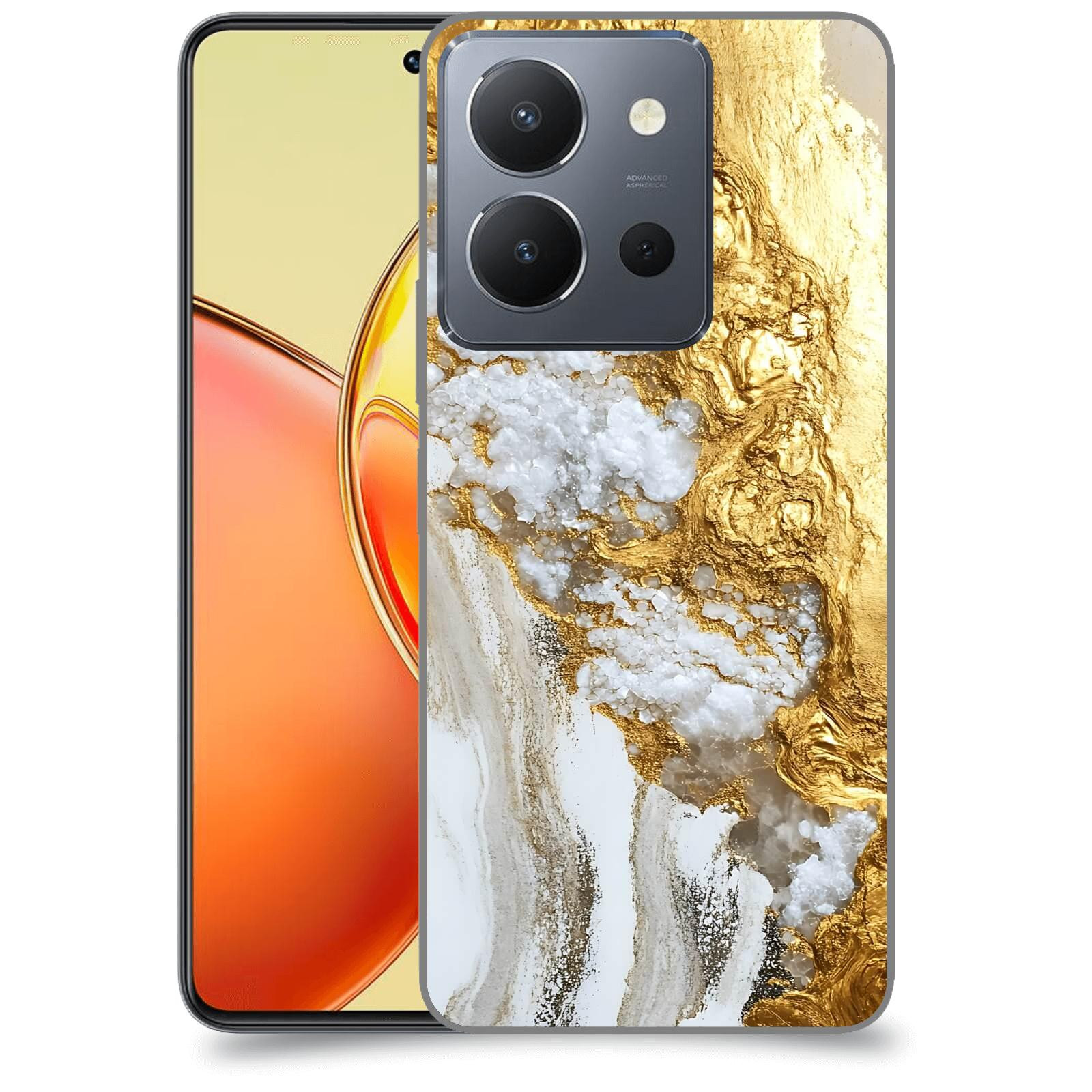 ACOVER Kryt na mobil Vivo Y36 - Liquid Gold V