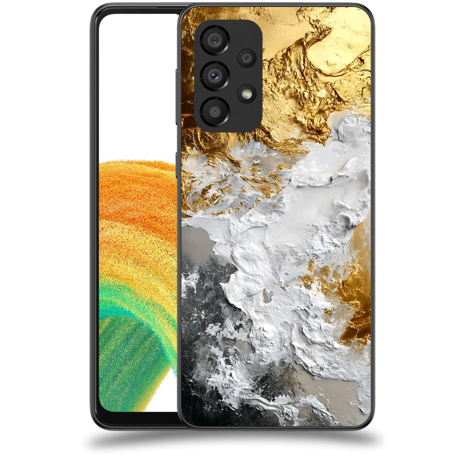 ACOVER Kryt na mobil Samsung Galaxy A33 5G A336 - Liquid Gold VI