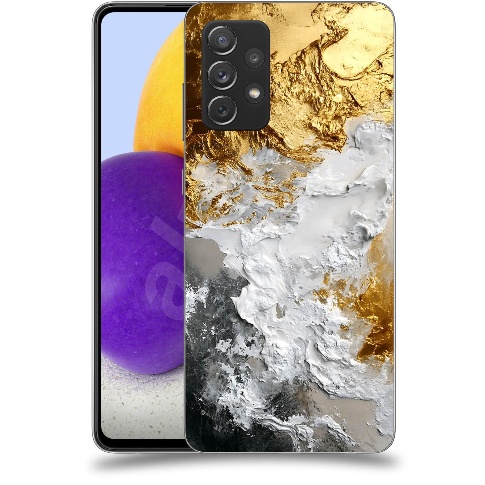 ACOVER Kryt na mobil Samsung Galaxy A72 A725F - Liquid Gold VI
