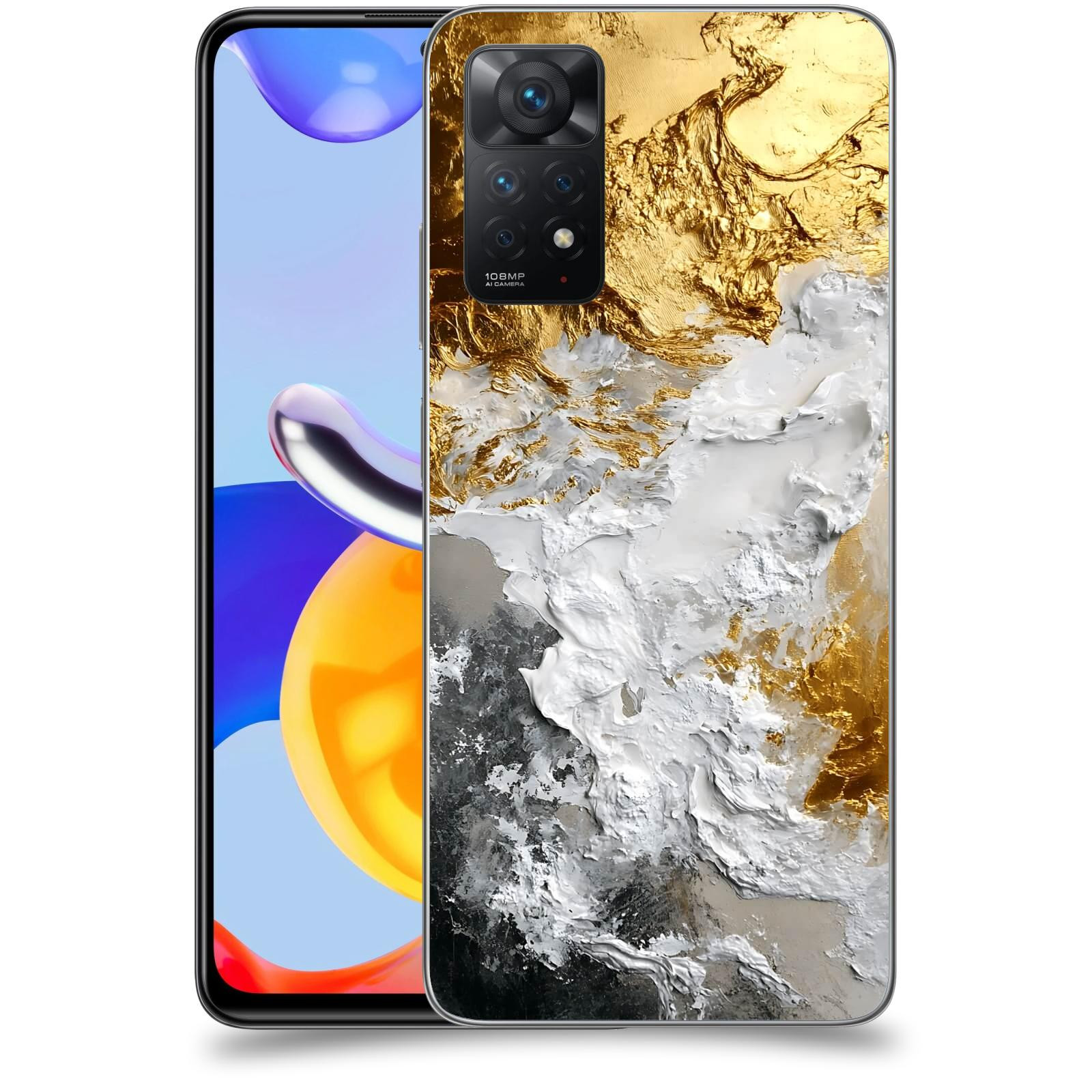 ACOVER Kryt na mobil Xiaomi Redmi Note 11 Pro - Liquid Gold VI