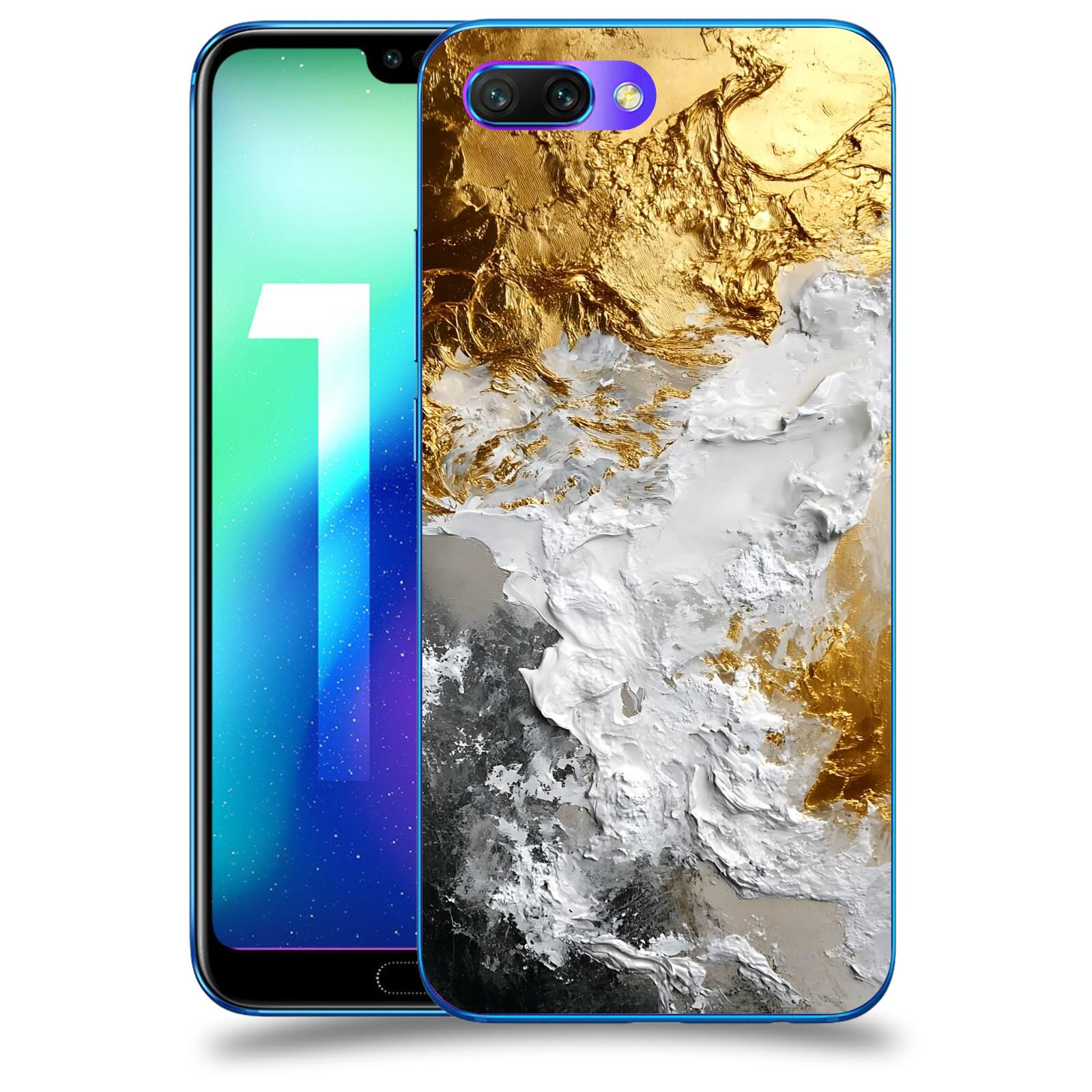 ACOVER Kryt na mobil Honor 10 - Liquid Gold VI