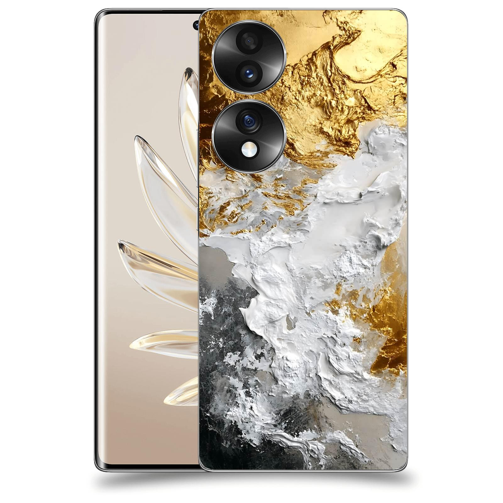 ACOVER Kryt na mobil Honor 70 - Liquid Gold VI