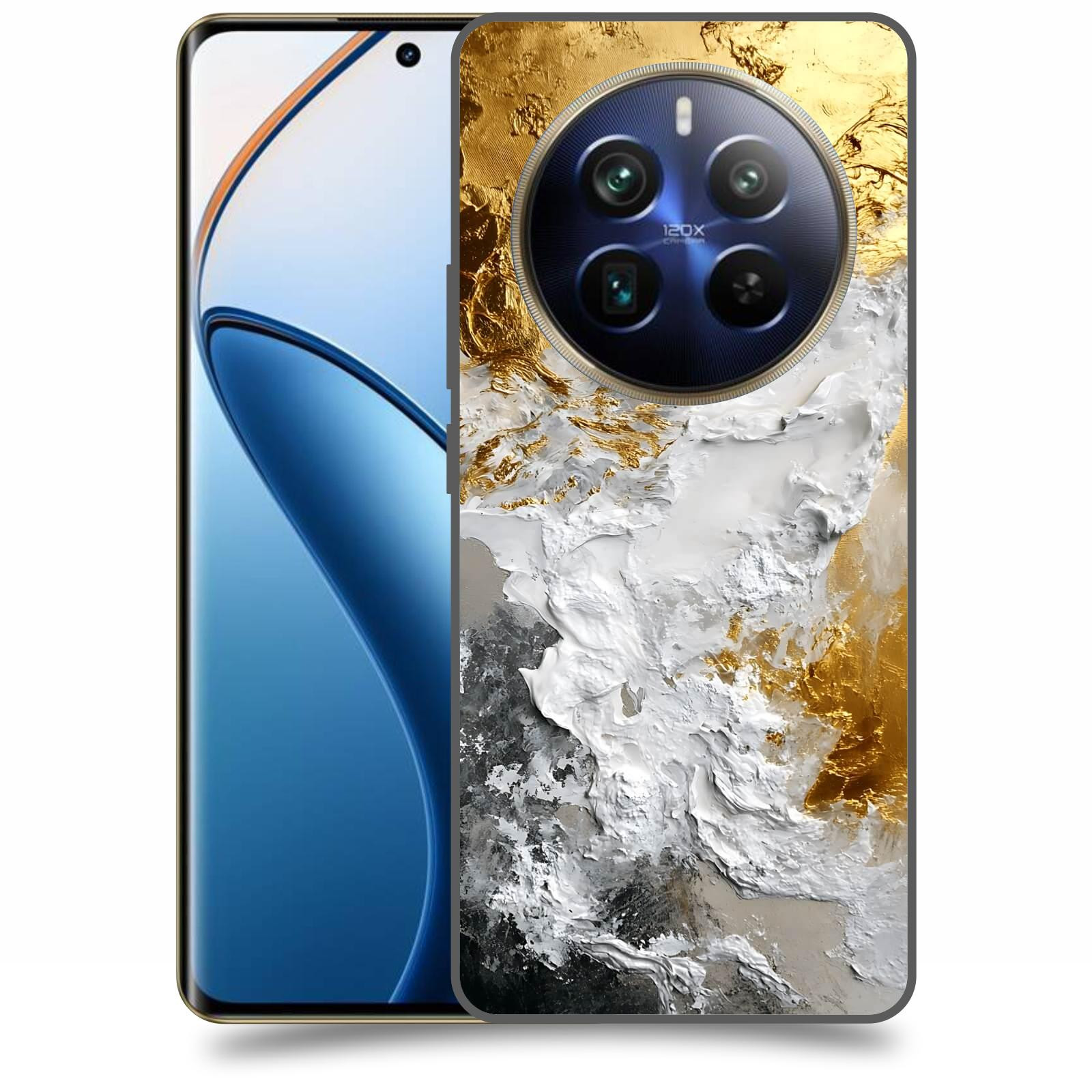 ACOVER Kryt na mobil Realme 12 pro+ 5g - Liquid Gold VI