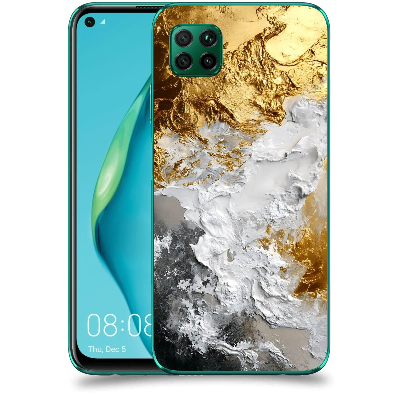 ACOVER Kryt na mobil Huawei P40 Lite - Liquid Gold VI
