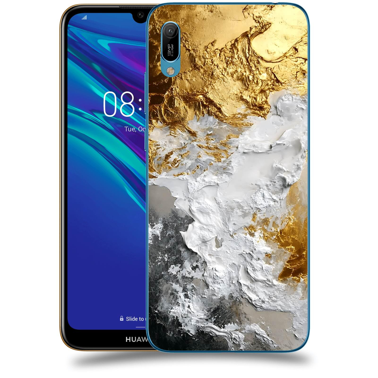 ACOVER Kryt na mobil Huawei Y6 2019 - Liquid Gold VI