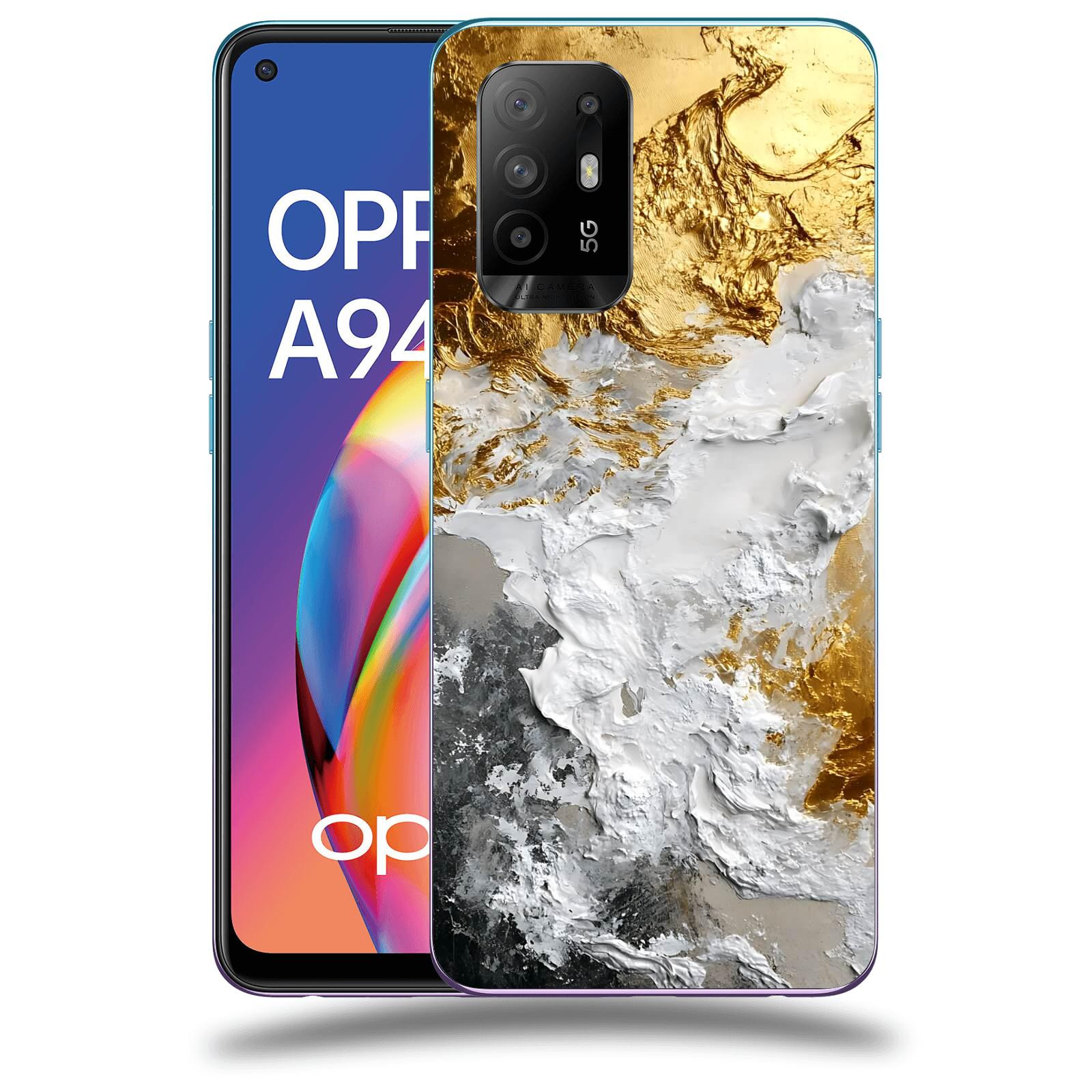 ACOVER Kryt na mobil OPPO A94 5G - Liquid Gold VI