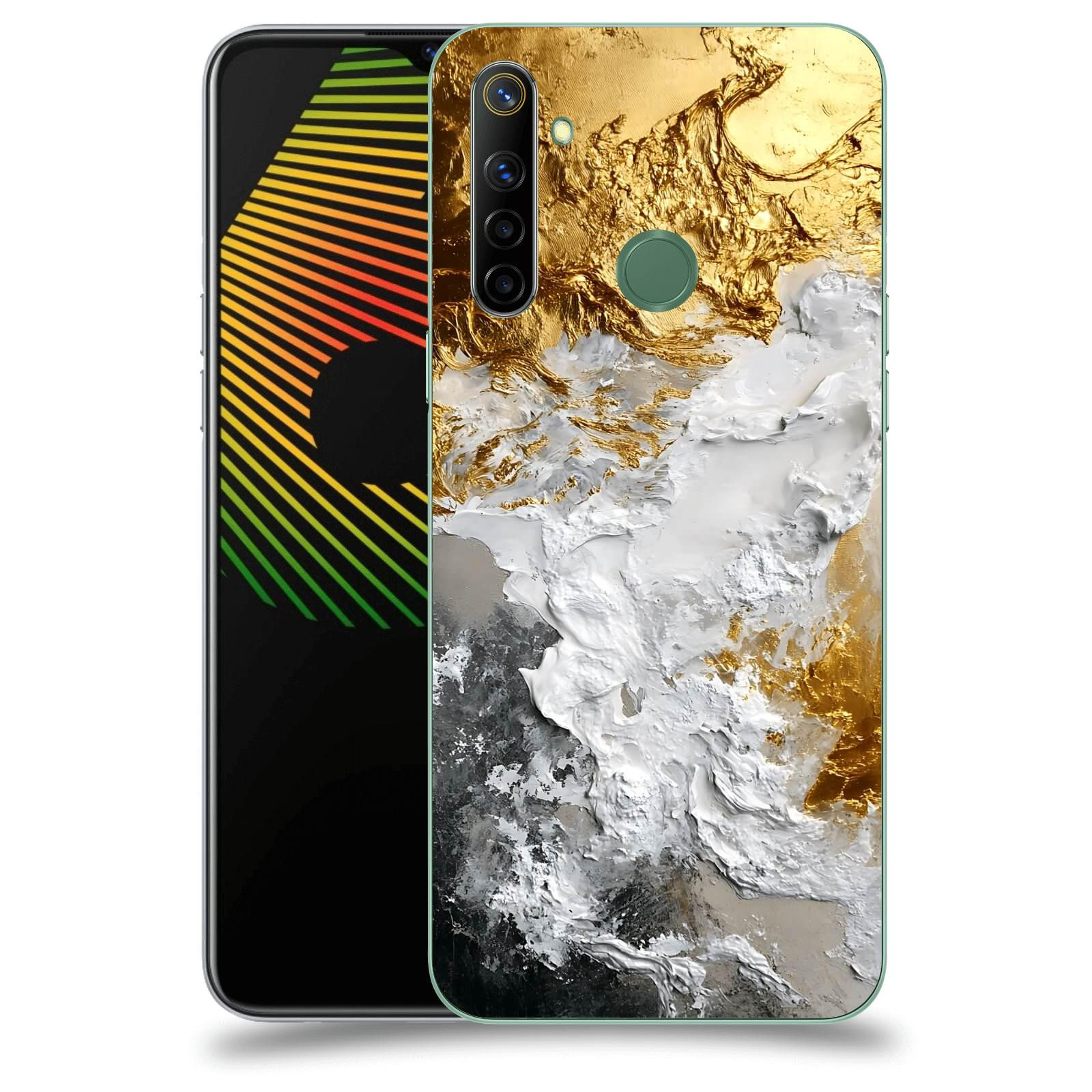 ACOVER Kryt na mobil Realme 6i - Liquid Gold VI