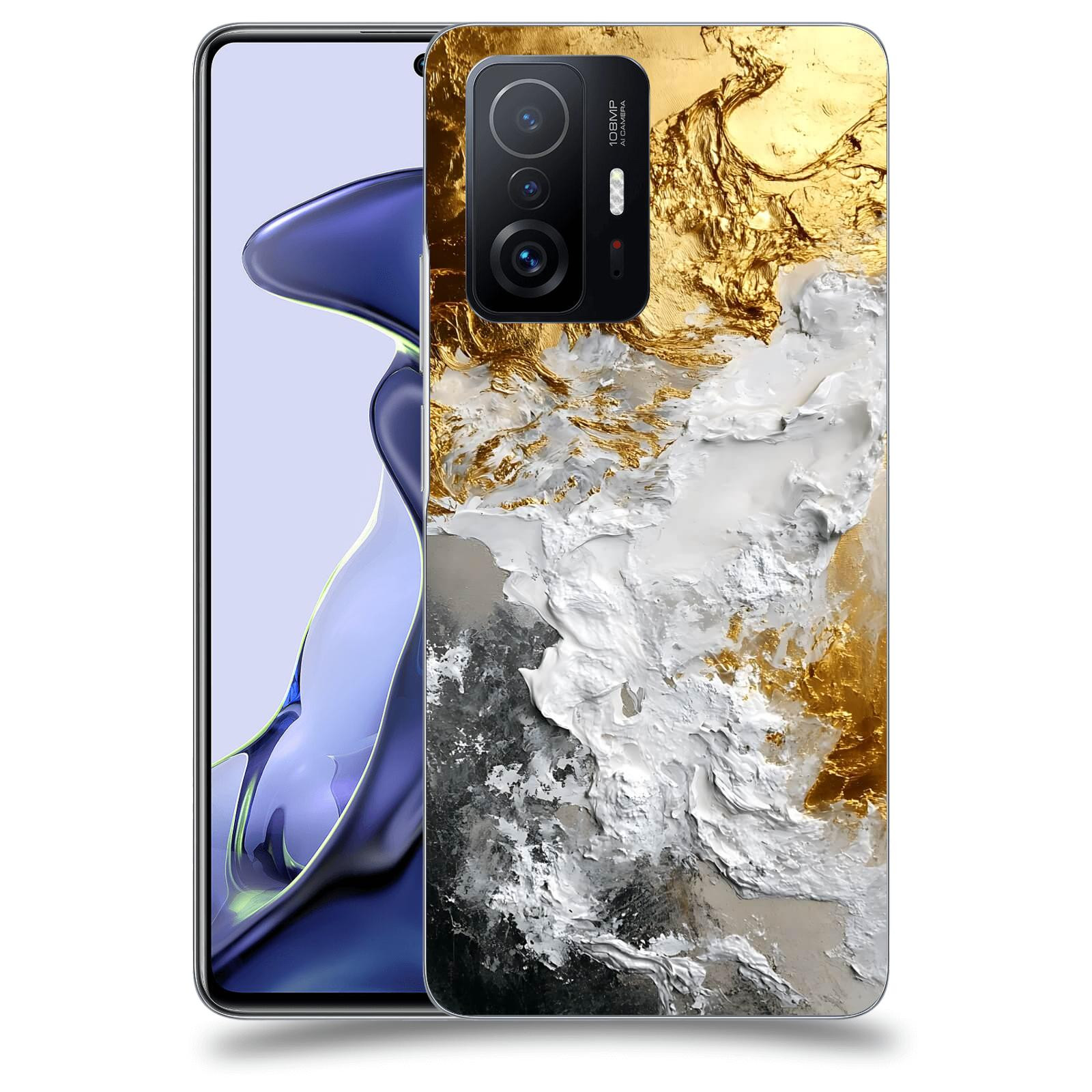 ACOVER Kryt na mobil Xiaomi 11T - Liquid Gold VI