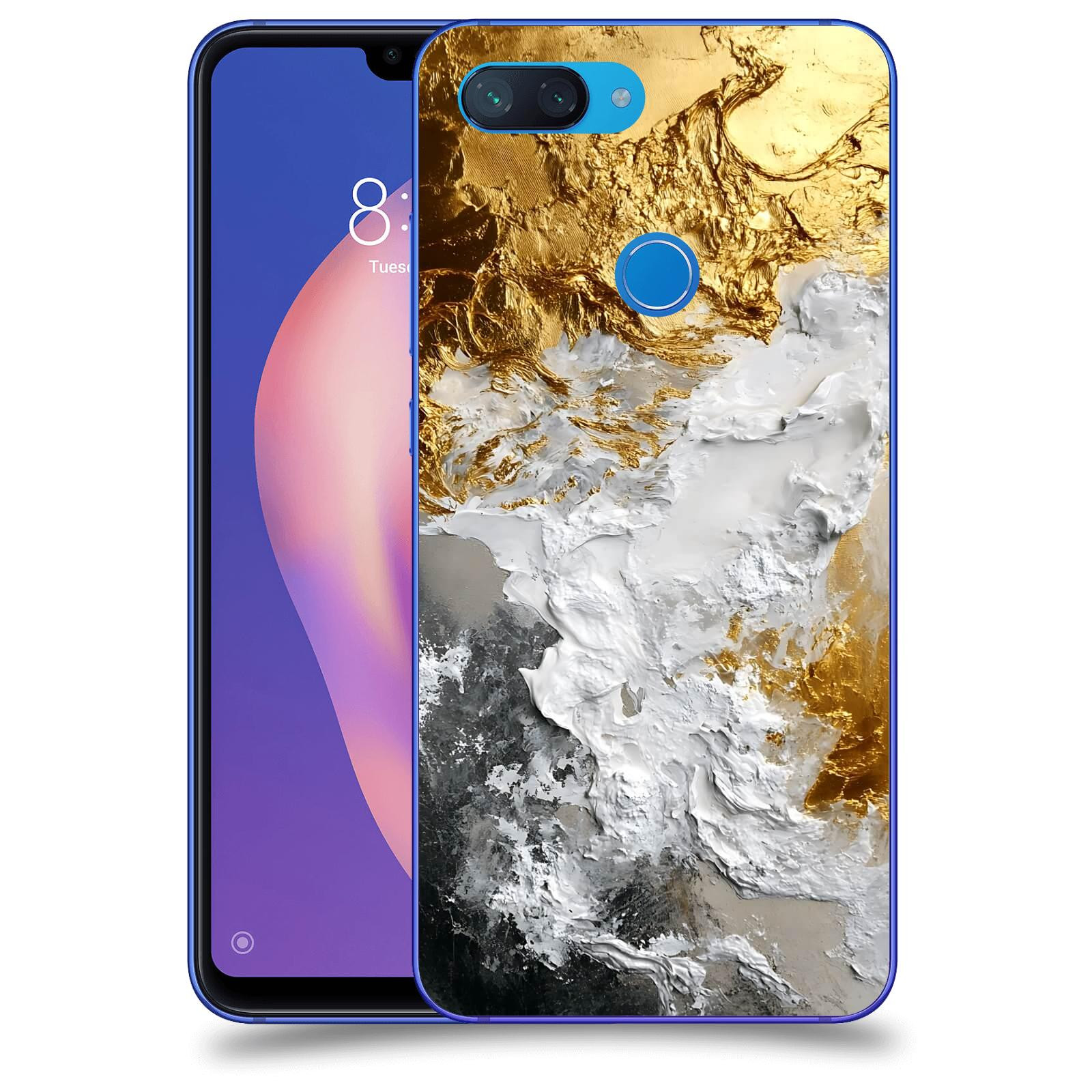 ACOVER Kryt na mobil Xiaomi Mi 8 Lite - Liquid Gold VI