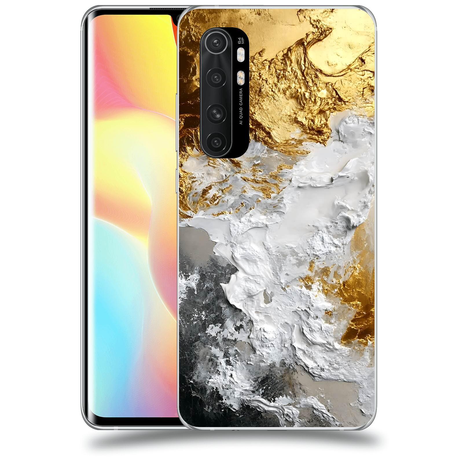 ACOVER Kryt na mobil Xiaomi Mi Note 10 Lite - Liquid Gold VI