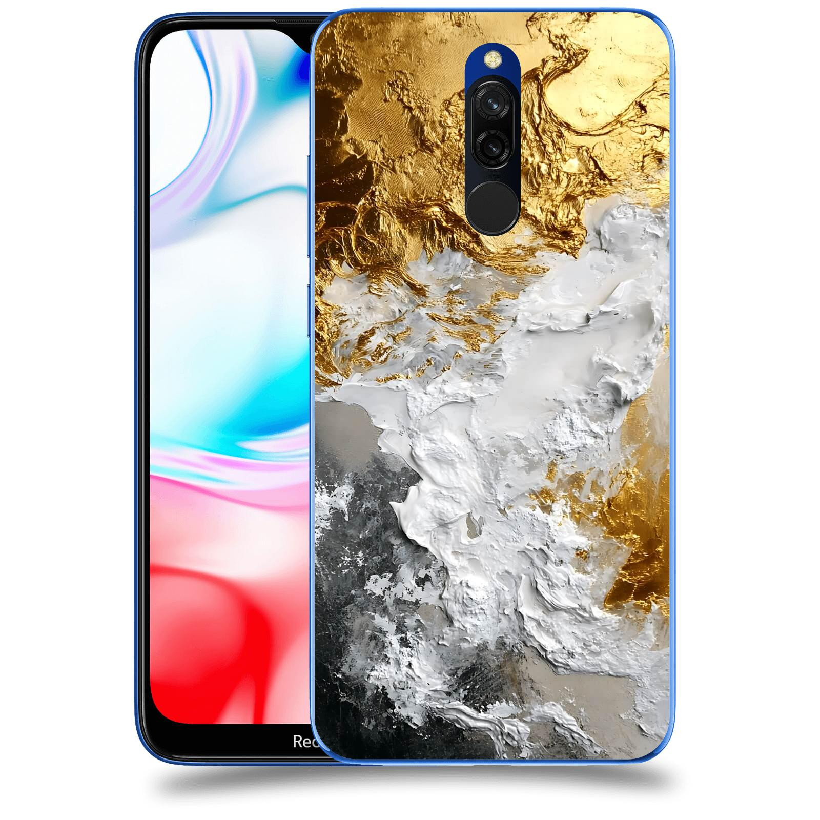 ACOVER Kryt na mobil Xiaomi Redmi 8 - Liquid Gold VI