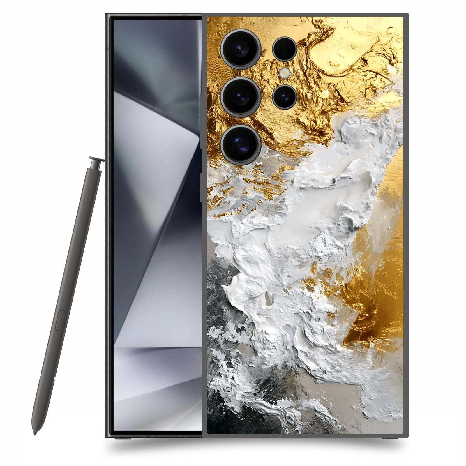 ACOVER Kryt na mobil Samsung Galaxy S24 Ultra - Liquid Gold VI