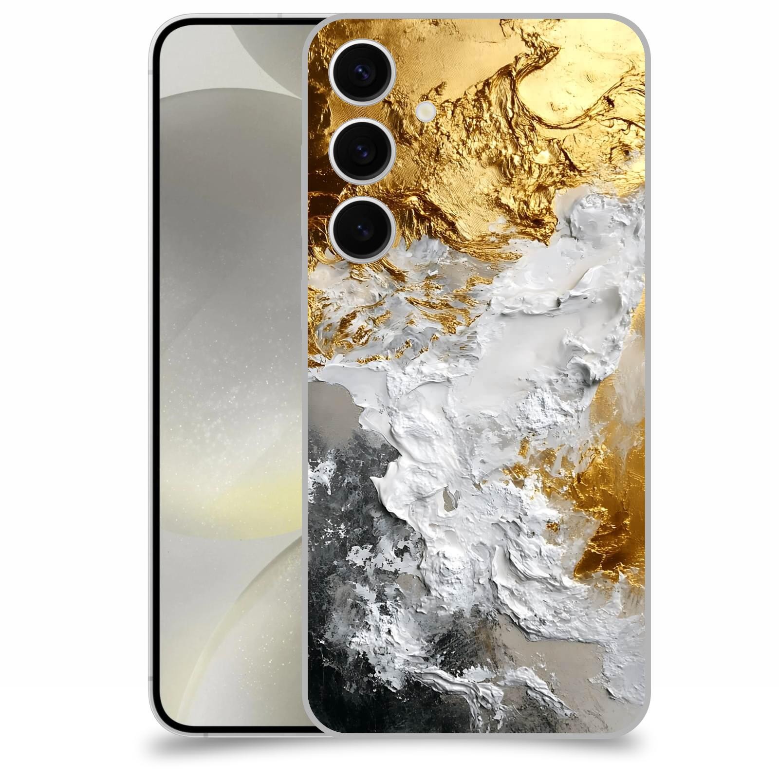 ACOVER Kryt na mobil Samsung Galaxy S24+ - Liquid Gold VI