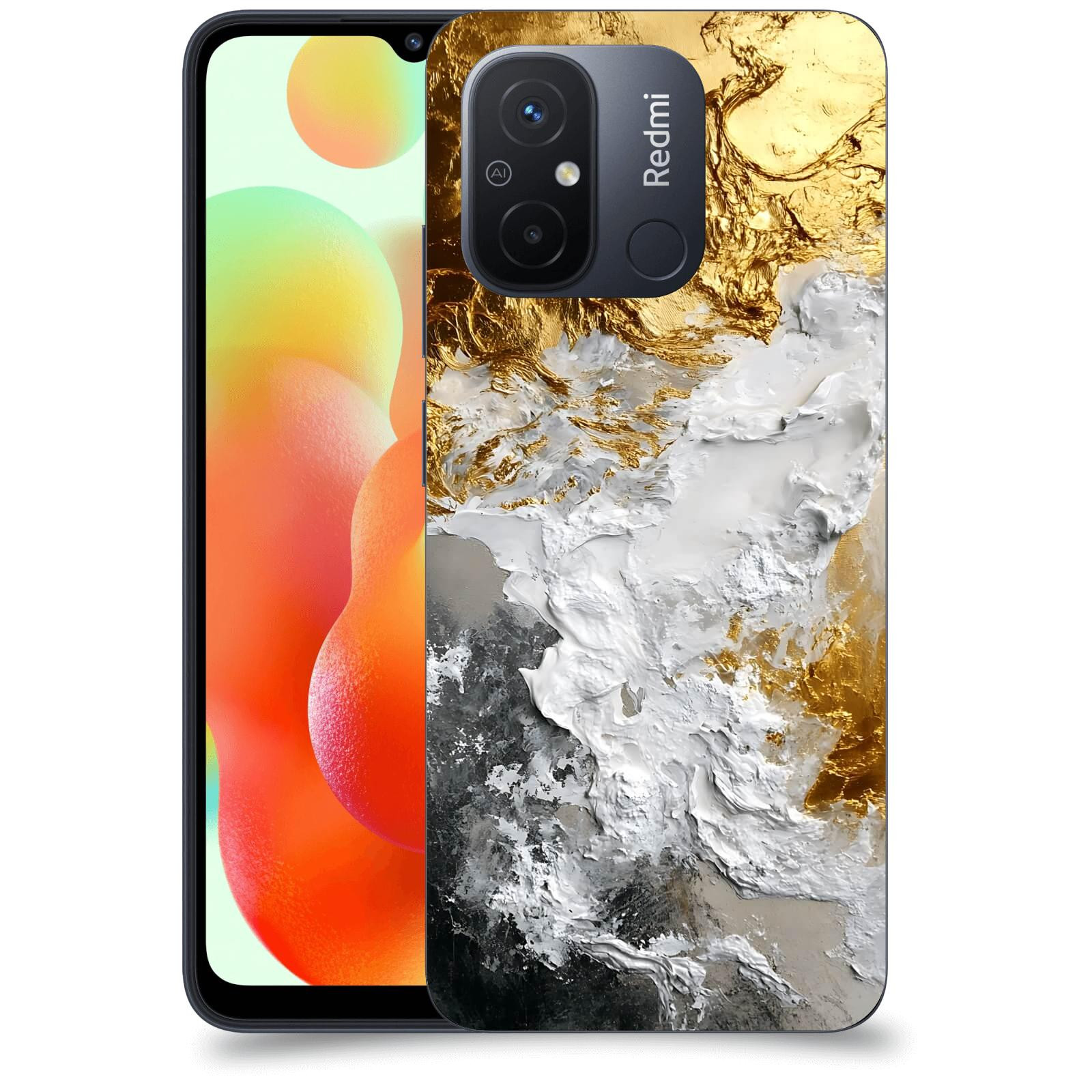ACOVER Kryt na mobil Xiaomi Redmi 12C - Liquid Gold VI