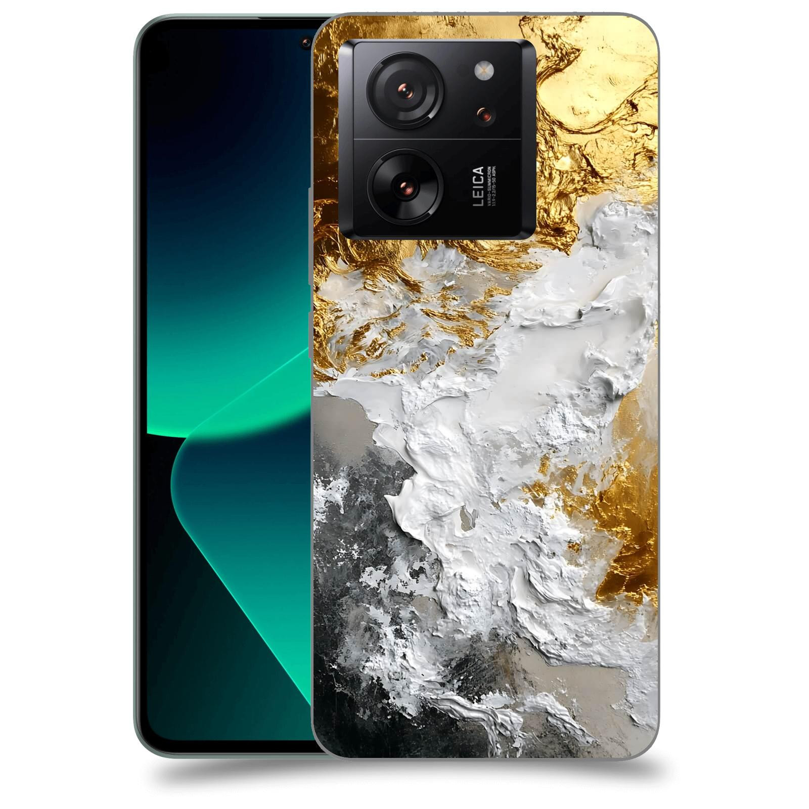 ACOVER Kryt na mobil Xiaomi 13T pro - Liquid Gold VI