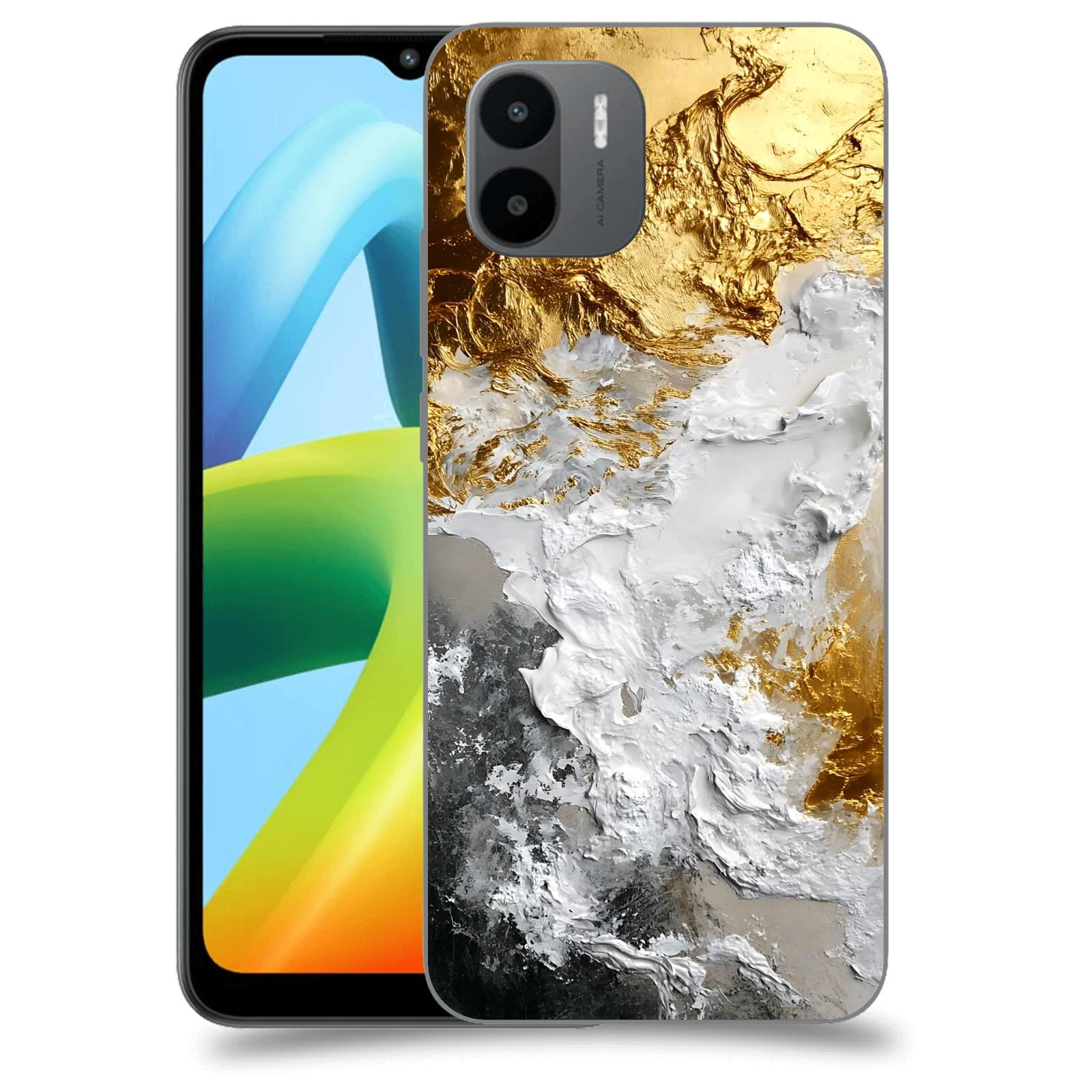 ACOVER Kryt na mobil Xiaomi Redmi A1+ - Liquid Gold VI