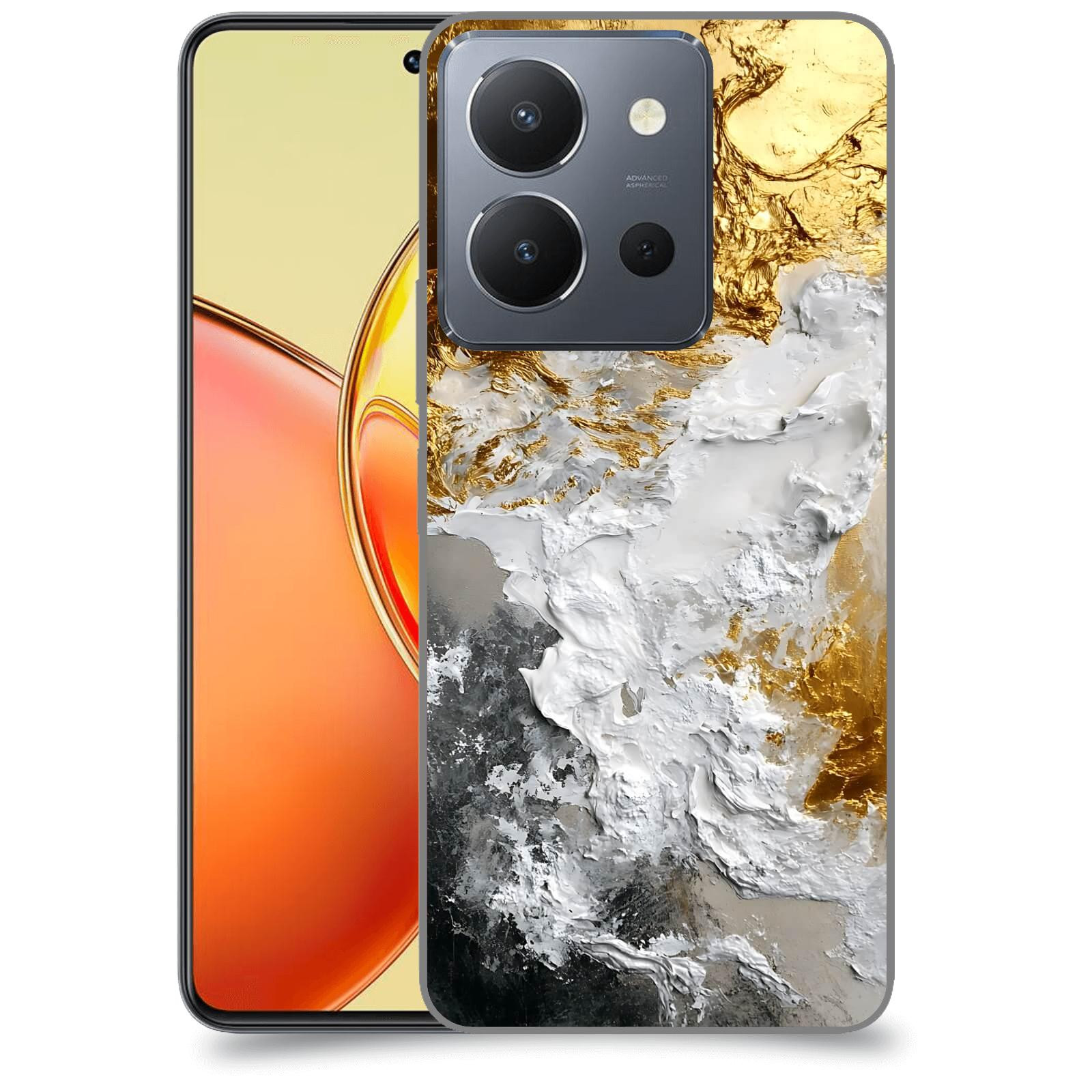 ACOVER Kryt na mobil Vivo Y36 - Liquid Gold VI