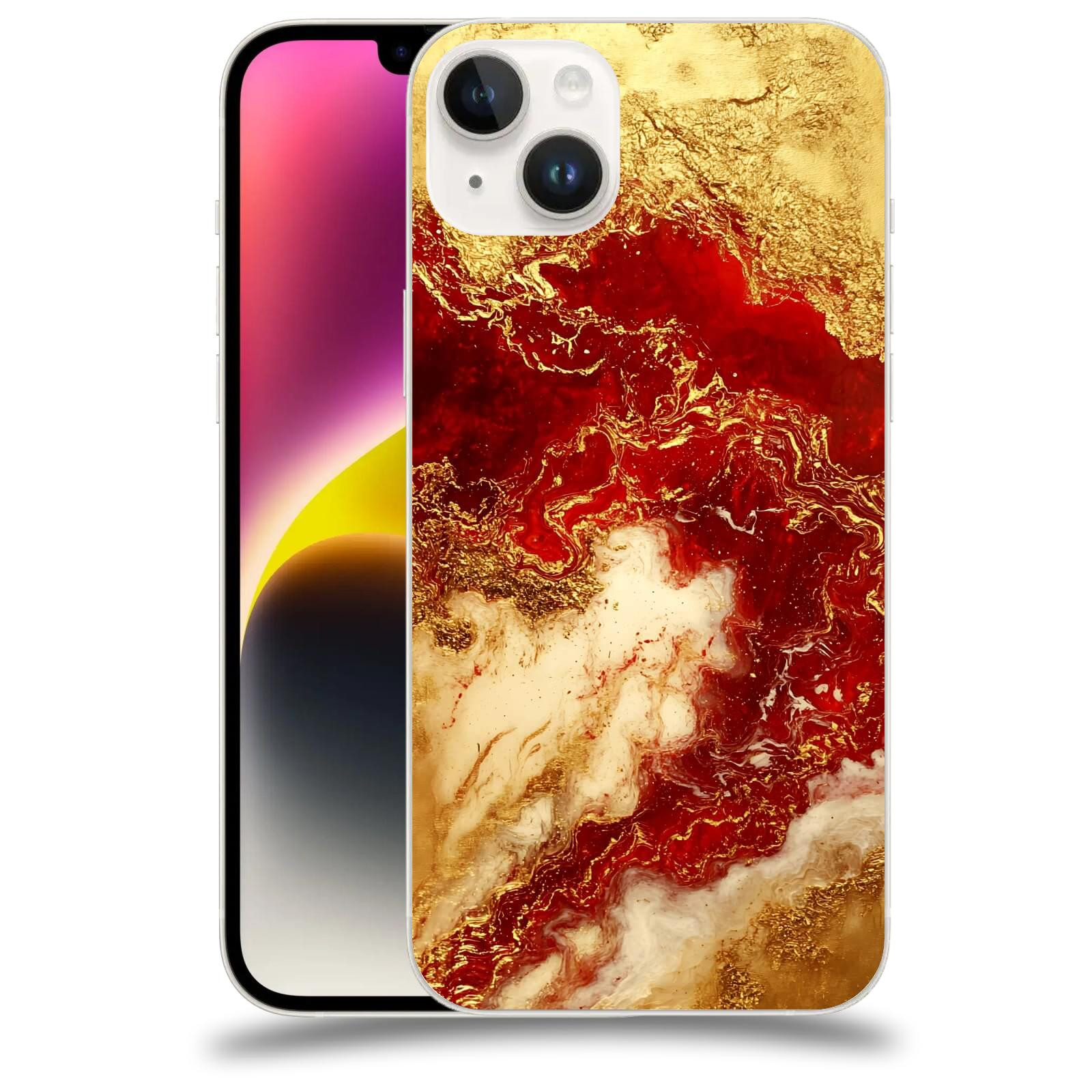 ACOVER Kryt na mobil Apple iPhone 14 Plus - Golden Blood I