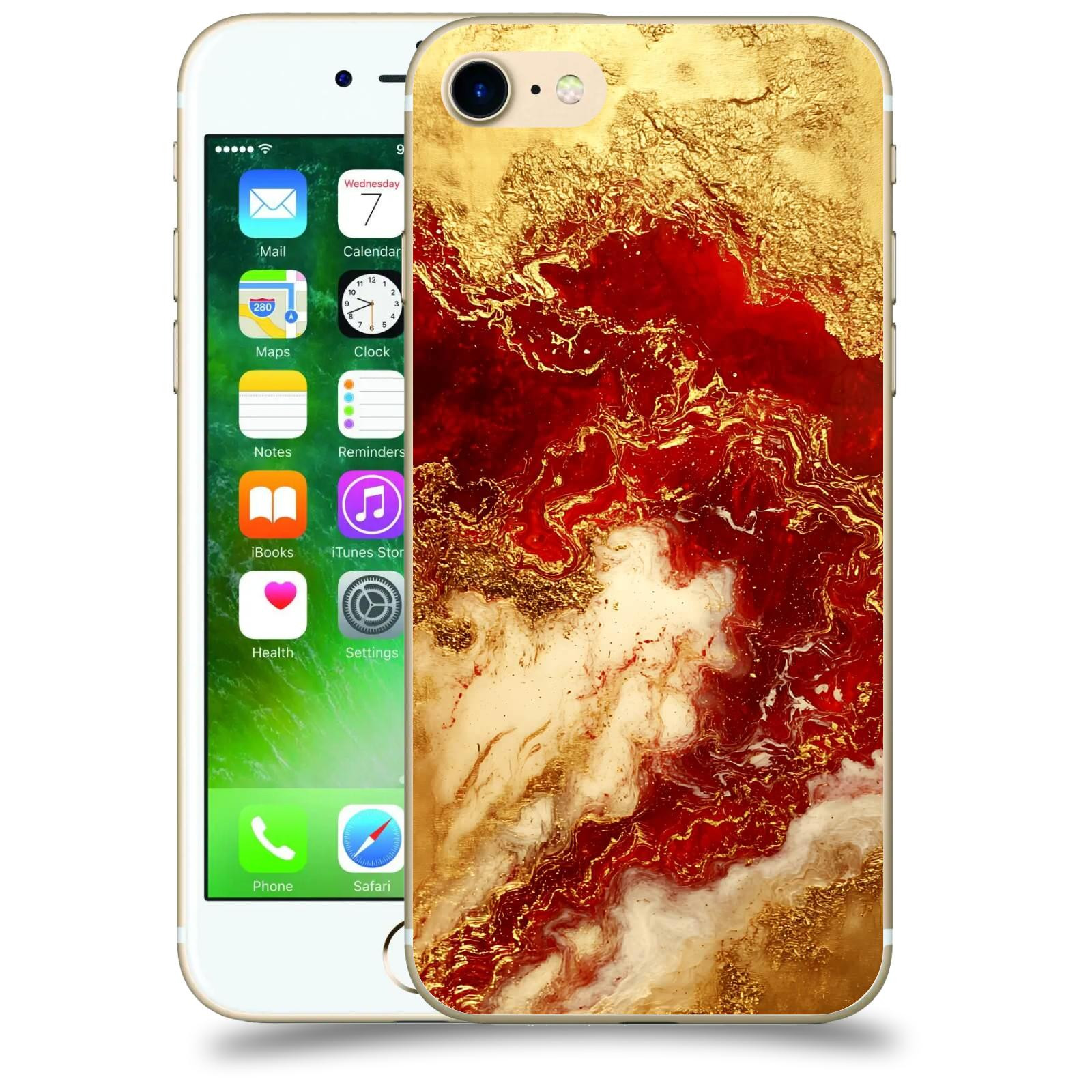 ACOVER Kryt na mobil Apple iPhone 7 - Golden Blood I